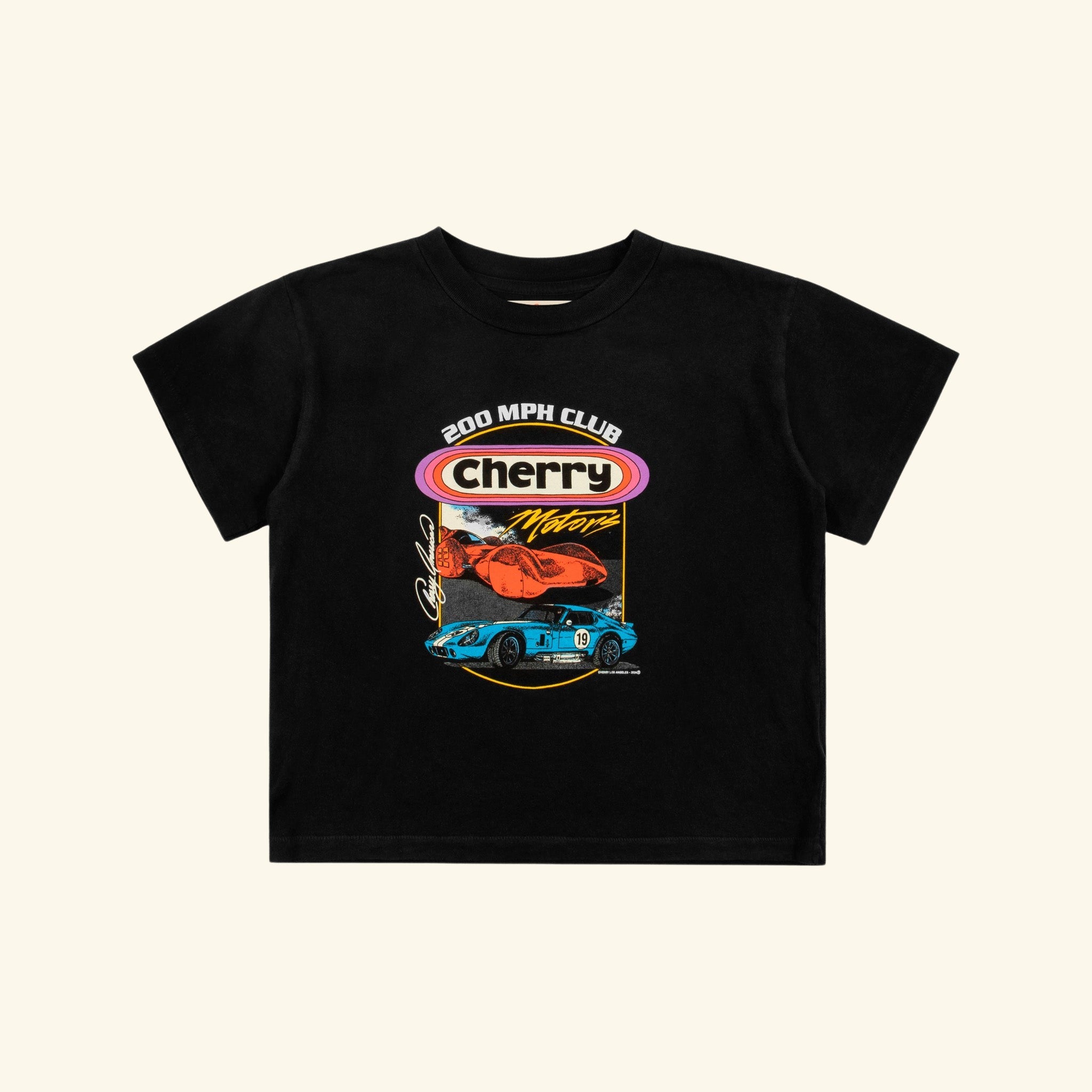 Cherry Motors Women's Boxy Tee (Vintage Black)