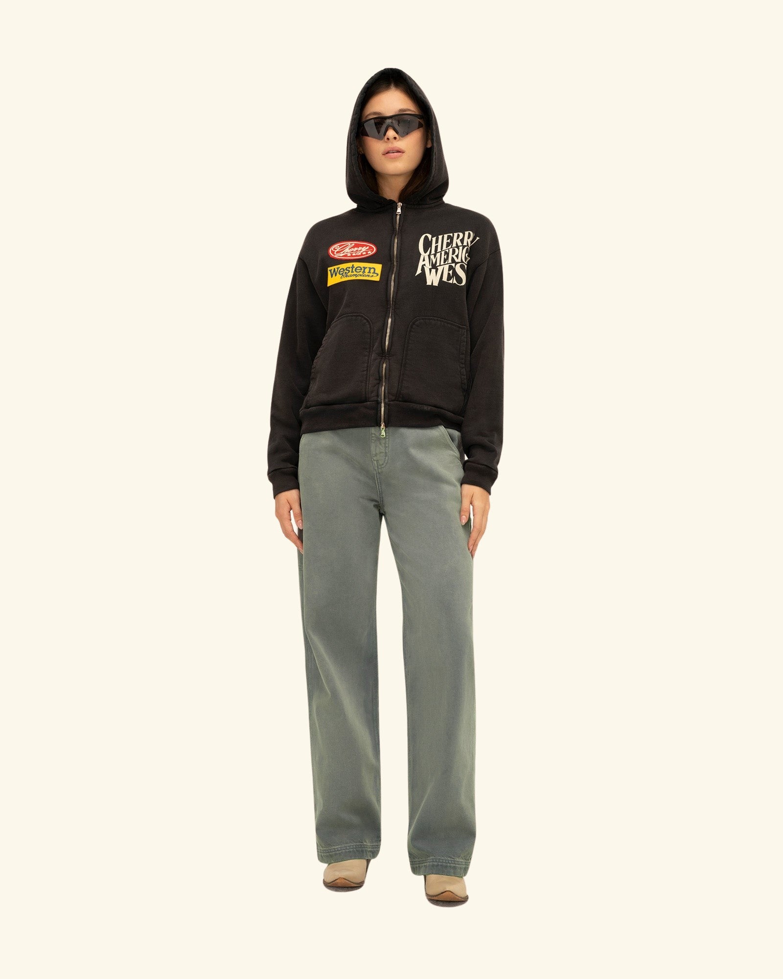 Rodeo Champ Zip Up Hoodie – CHERRY LA
