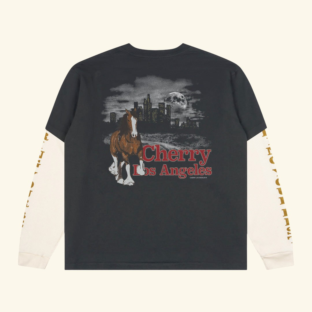 Urban Cowboy Boxy Pocket Thermal L/S Tee