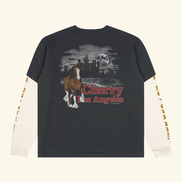 Urban Cowboy Boxy Pocket Thermal L/S Tee – CHERRY LA