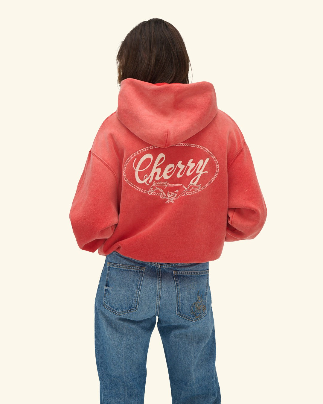 Horse Power Hoodie (Sun Faded Red) – CHERRY LA