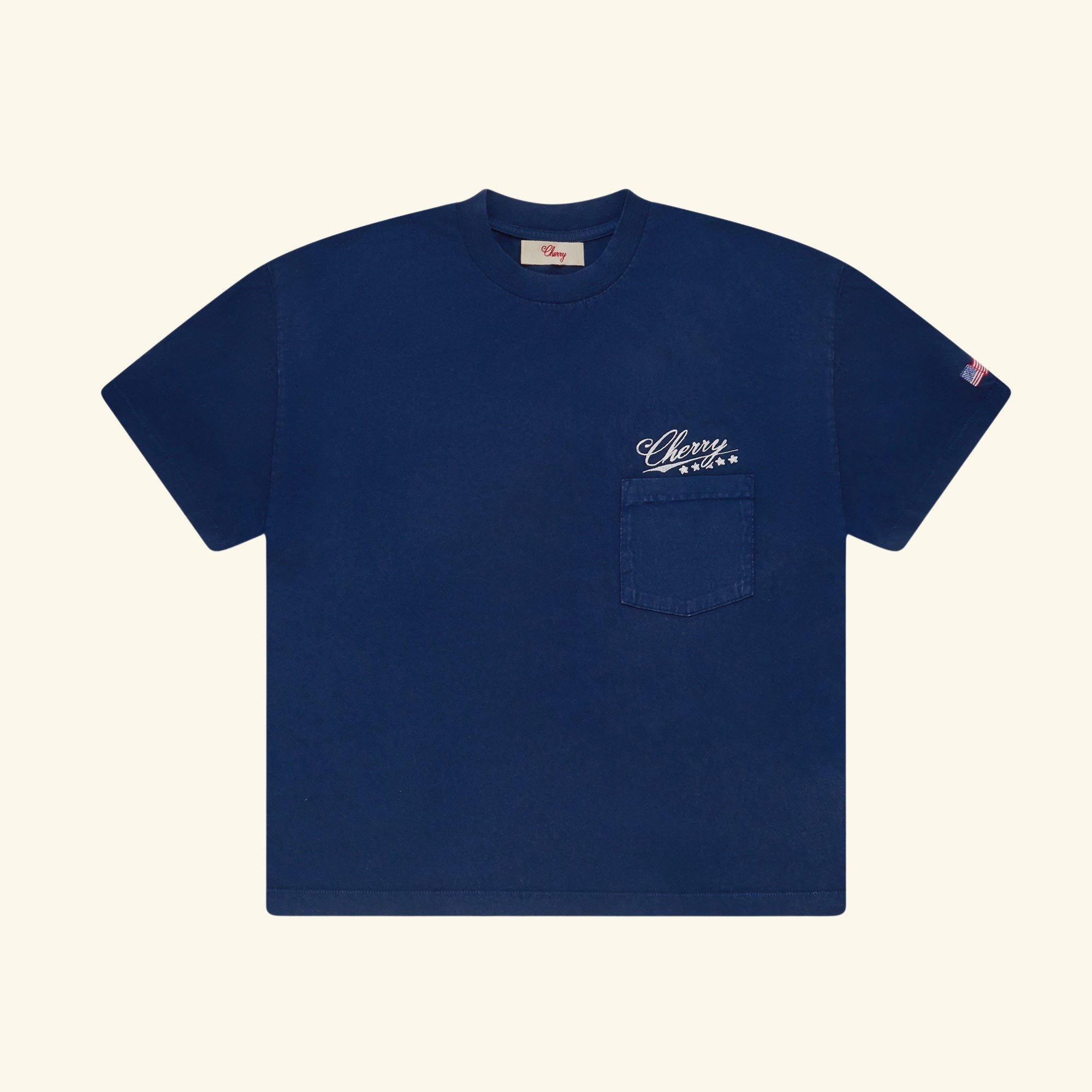 Five Star Boxy Pocket T-Shirt (Navy)