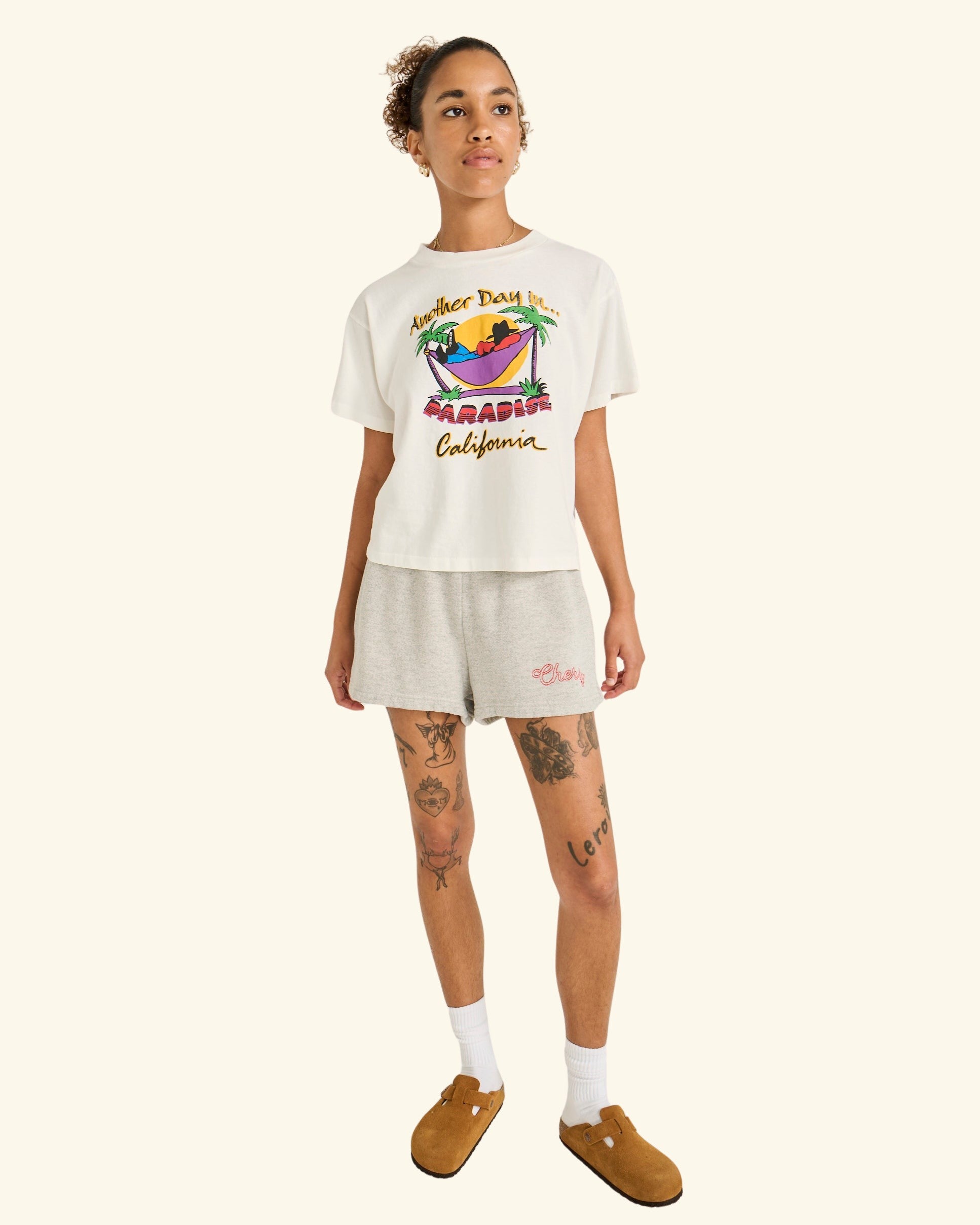 Paradise Boxy Baby Tee