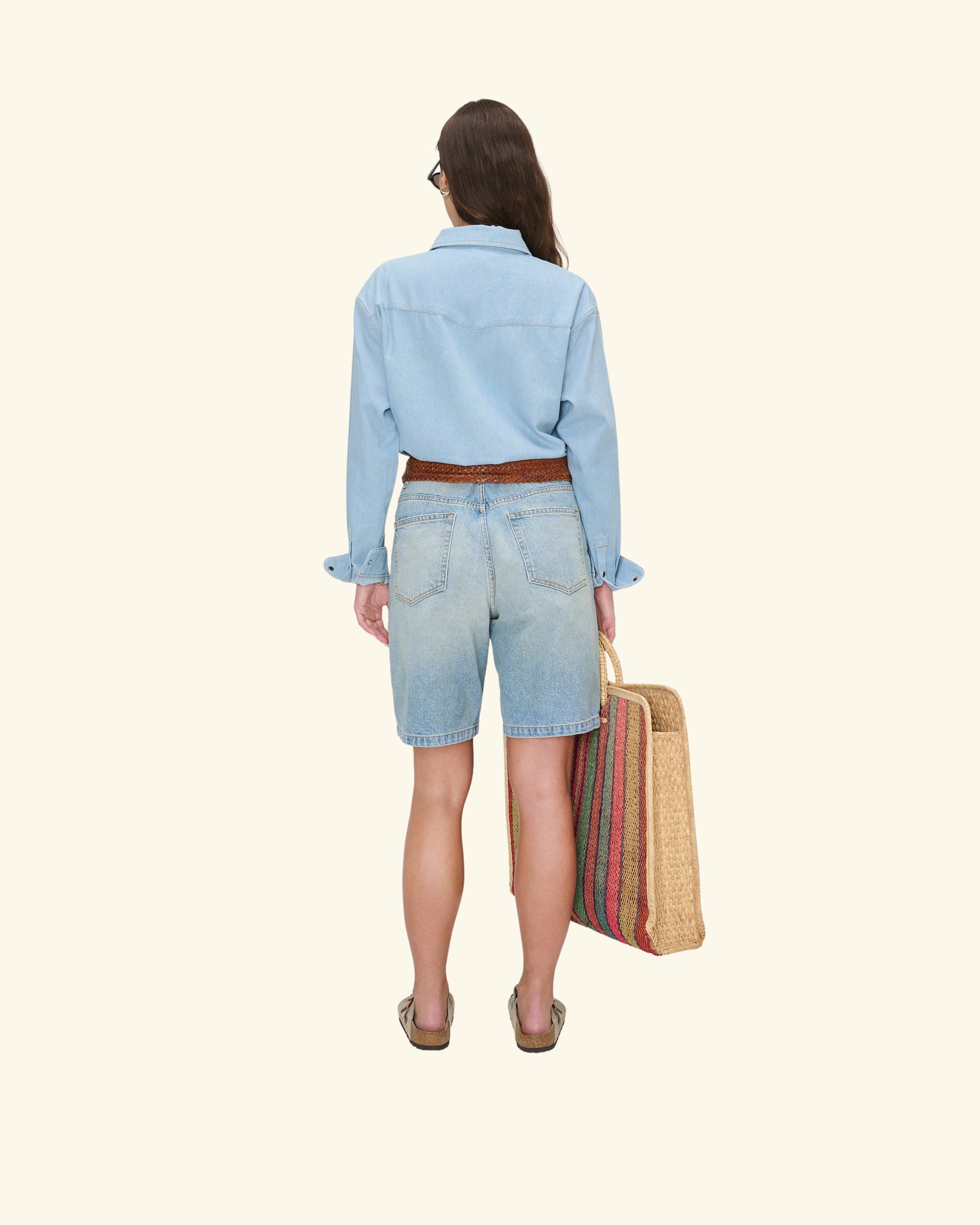 Denim Shorts (Light Wash) – CHERRY LA