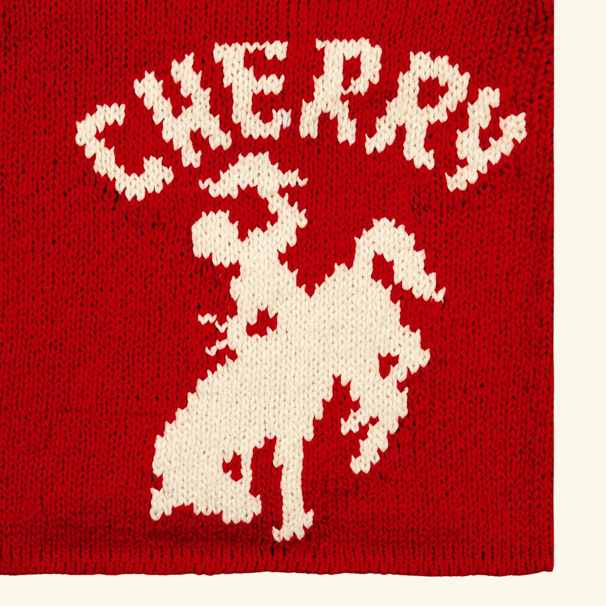 Knit Western Shorts (Red)