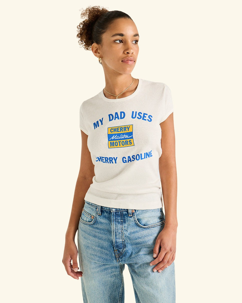 Gasoline Scoop Baby Tee