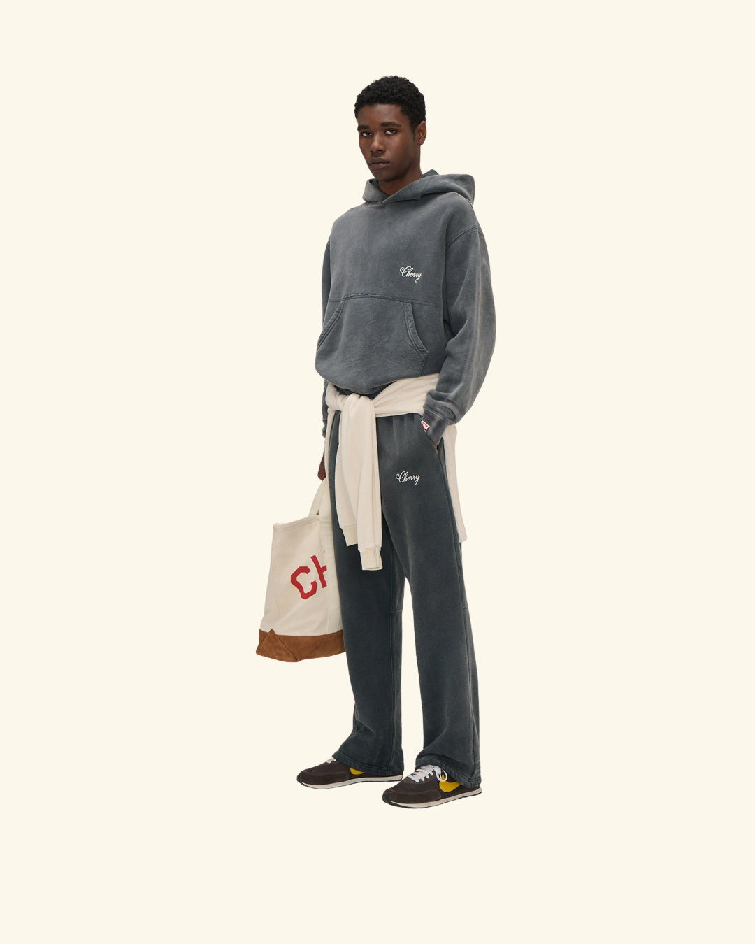 American Classic Hoodie (Sun Faded Black)