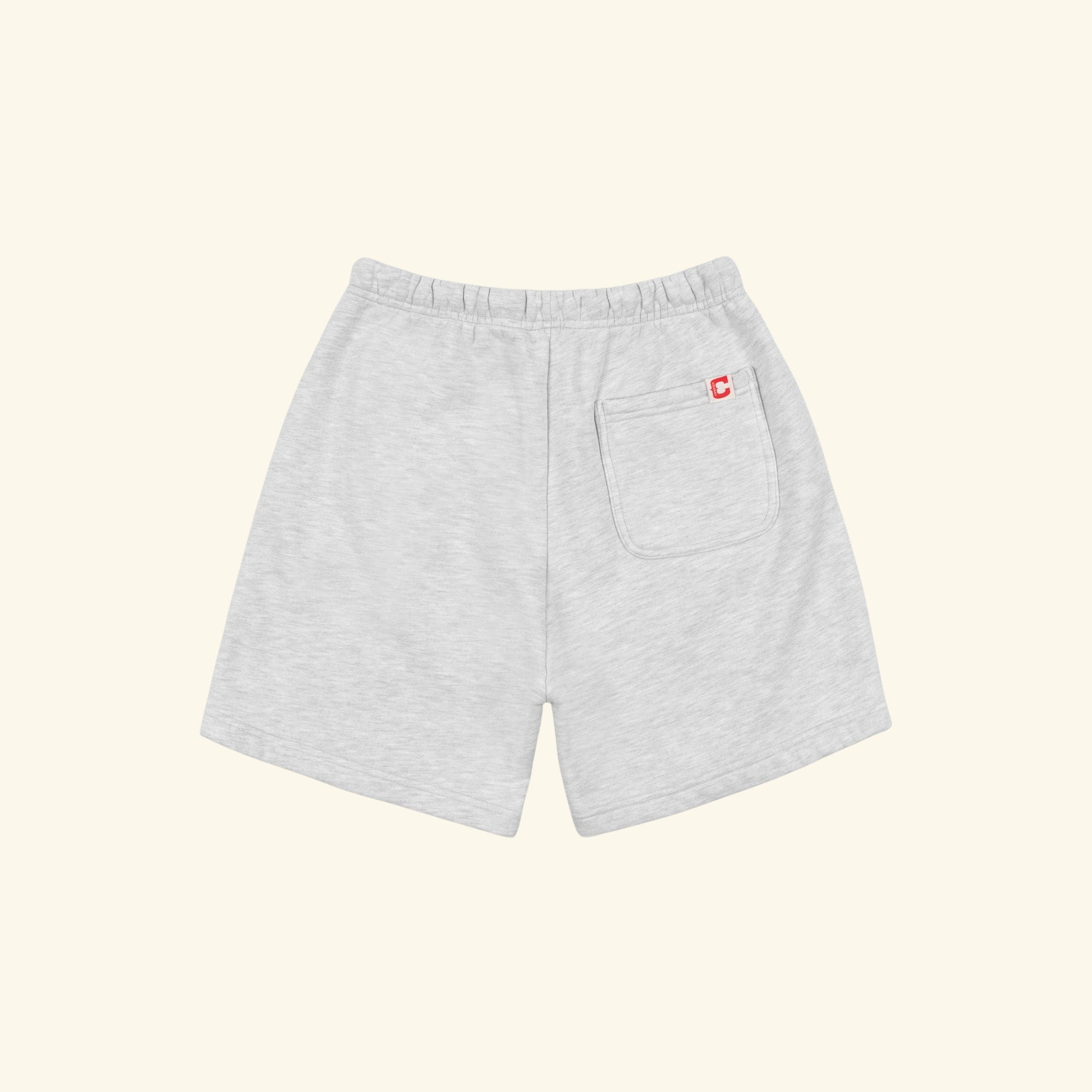 Patchwork Sweatshorts (White Heather)