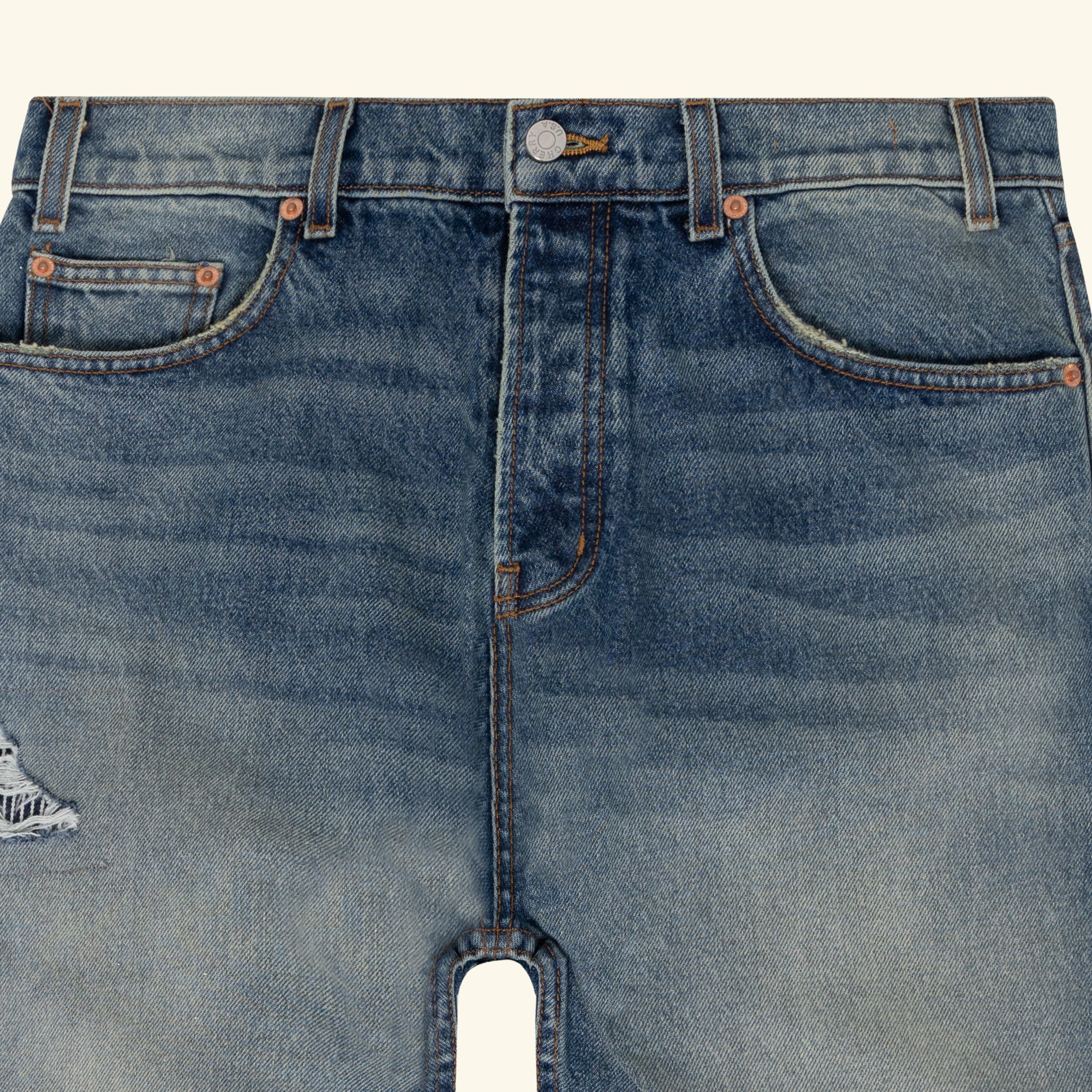 Railroad 5 Pocket Denim Jeans (Indigo)