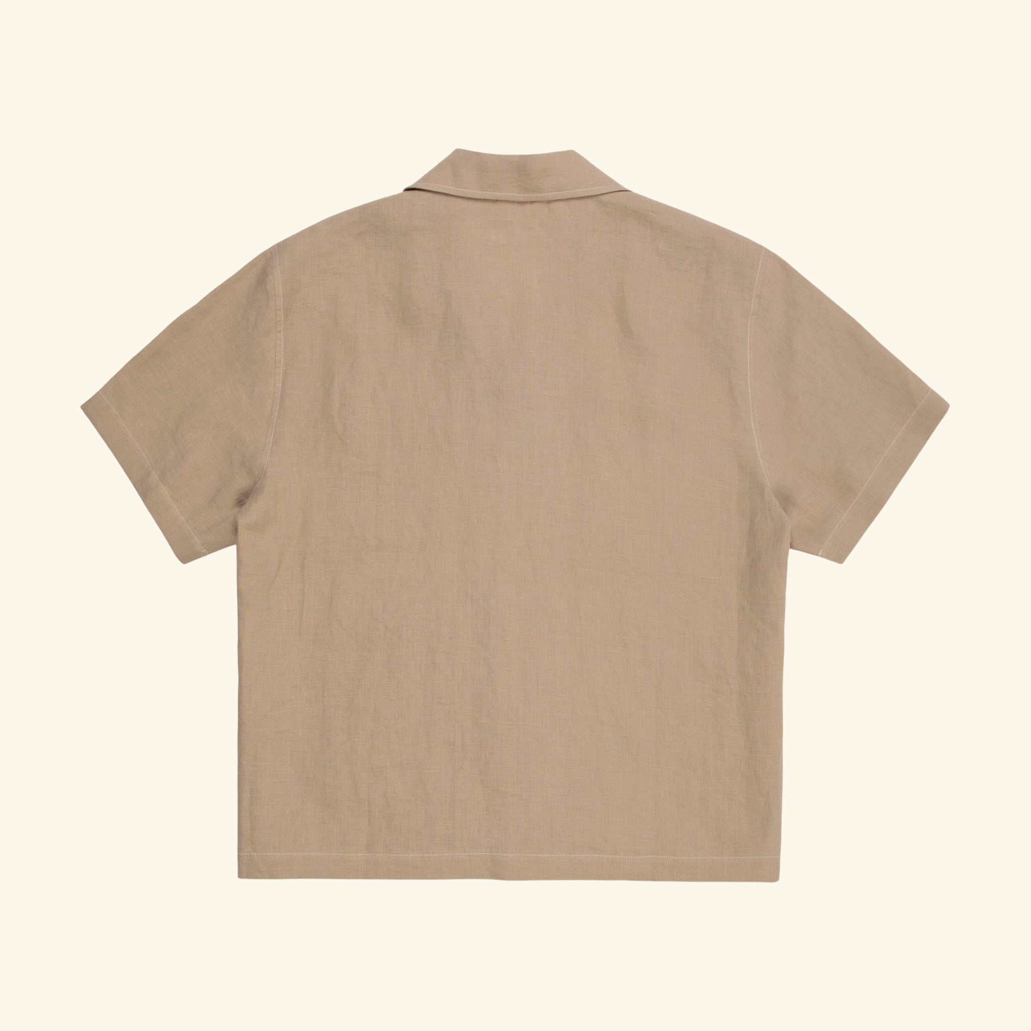 Linen Vacation Shirt (Beige)