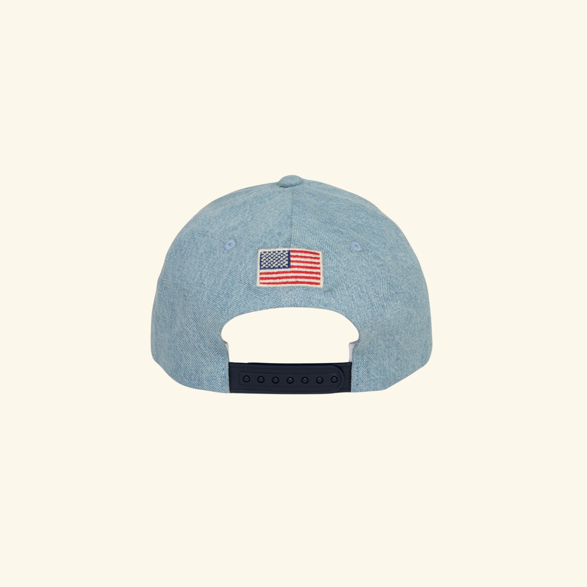 Cherry American Unstructured Hat (Denim)