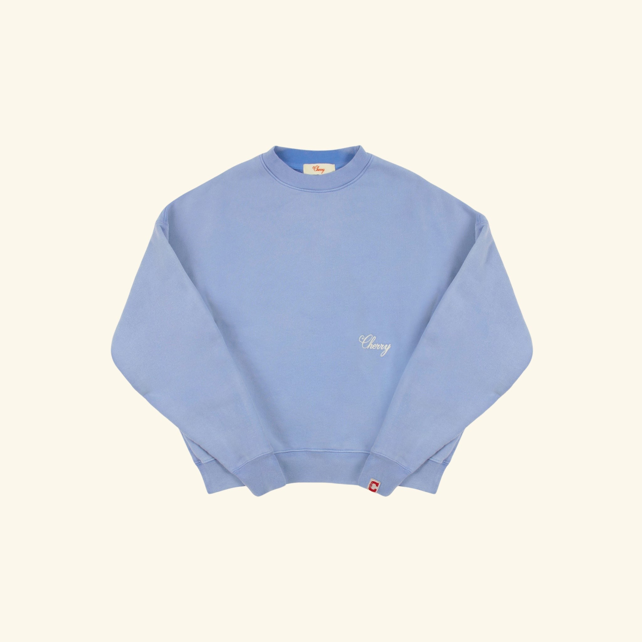 American Classic Crewneck (Sun Faded Blue)