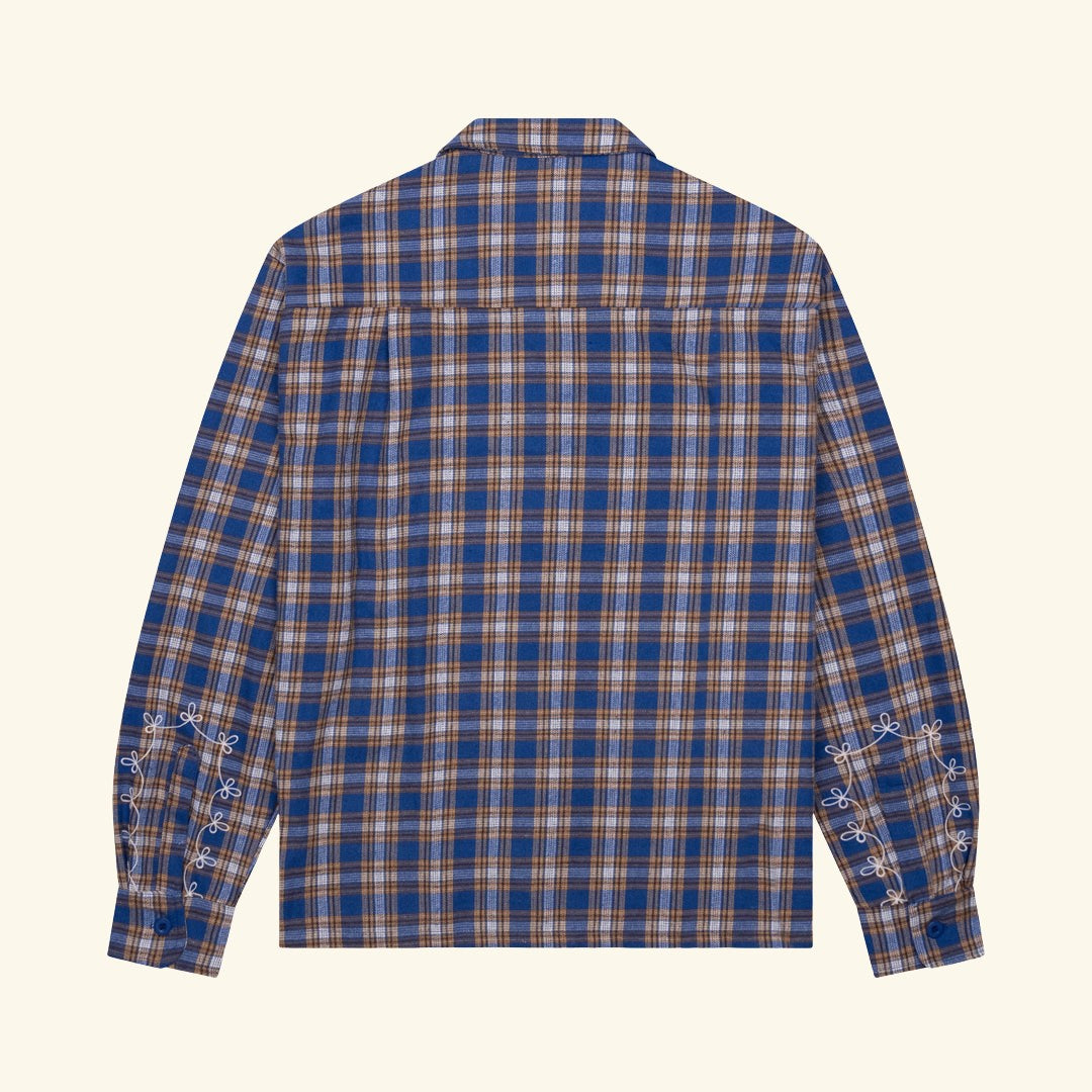 Western Boxy Plaid Shirt