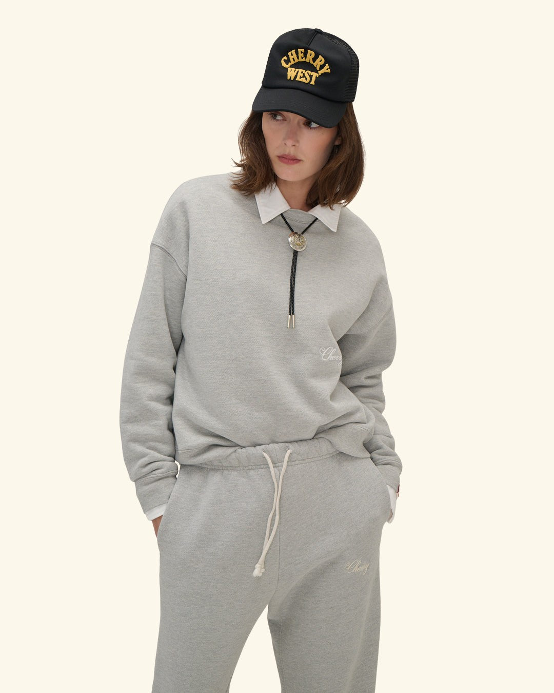 American Classic Crewneck (Heather Grey)