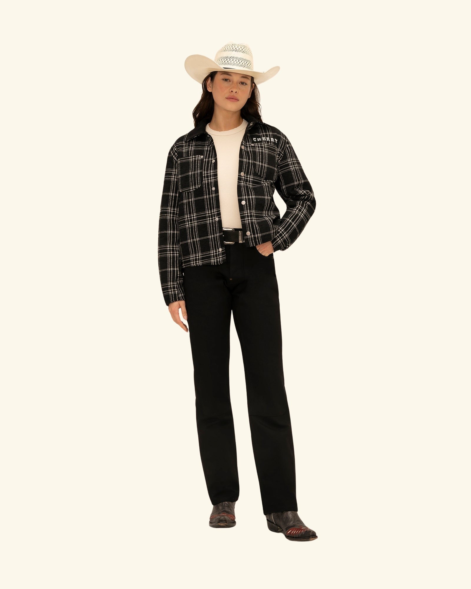 Quilted Lined Plaid Jacket