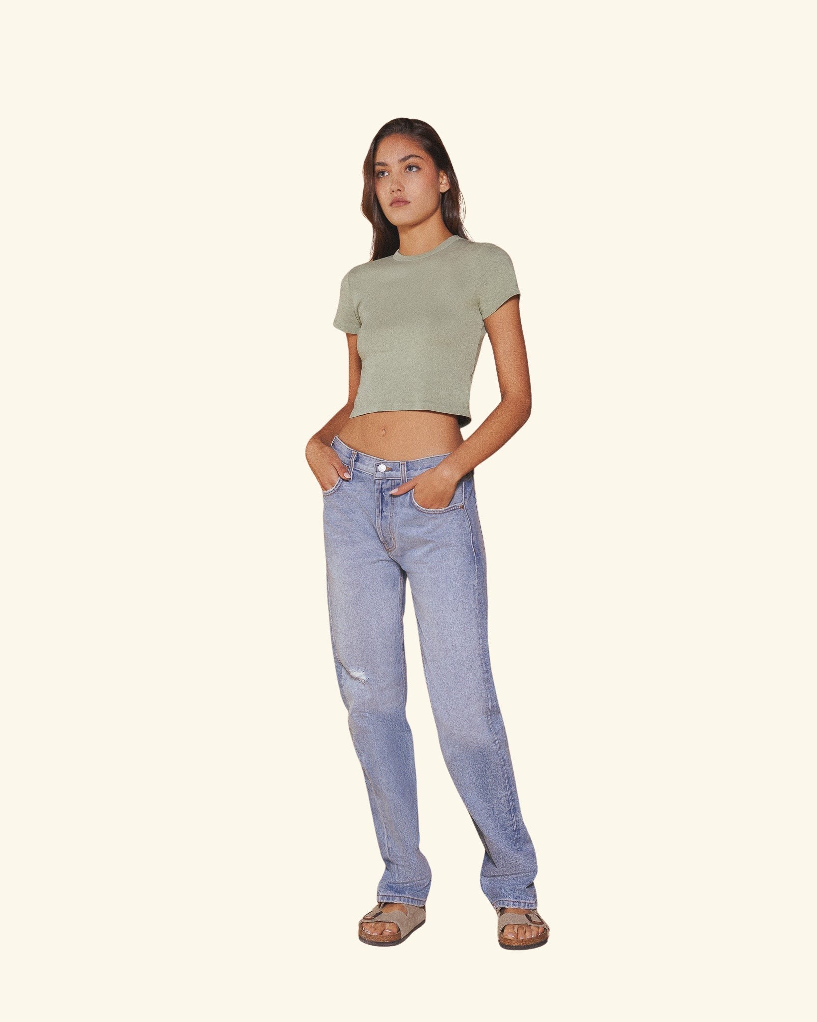 Straight Leg 5 Pocket Denim (Indigo)