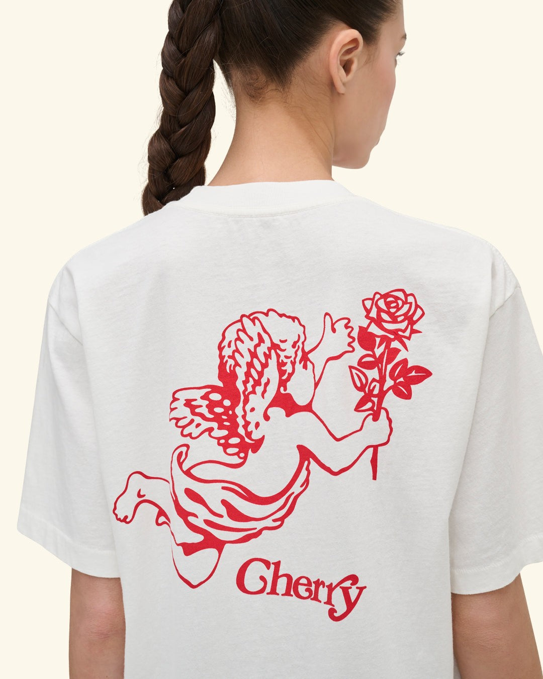 Cherry x GDC Angel Classic Pocket T-Shirt (White)