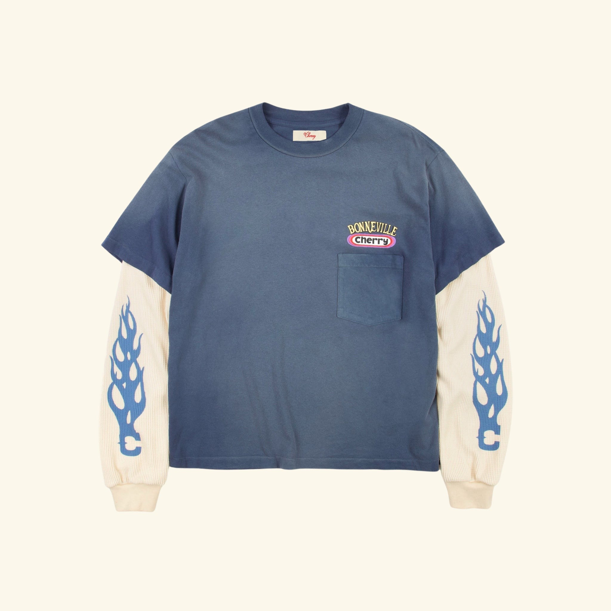 Bonneville Boxy Pocket Thermal (Sun Faded Blue)