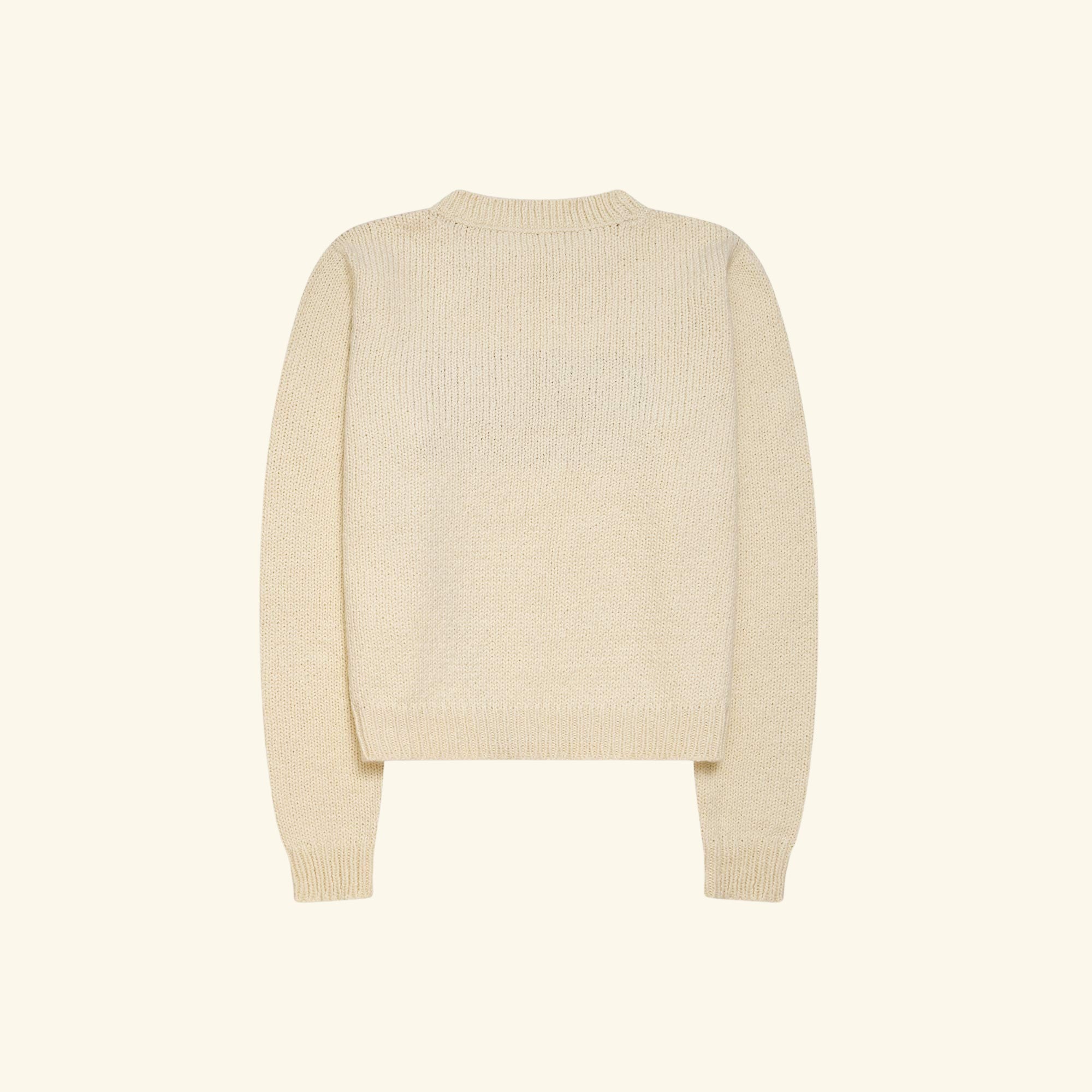 Women's American Flag Crewneck (Cream)