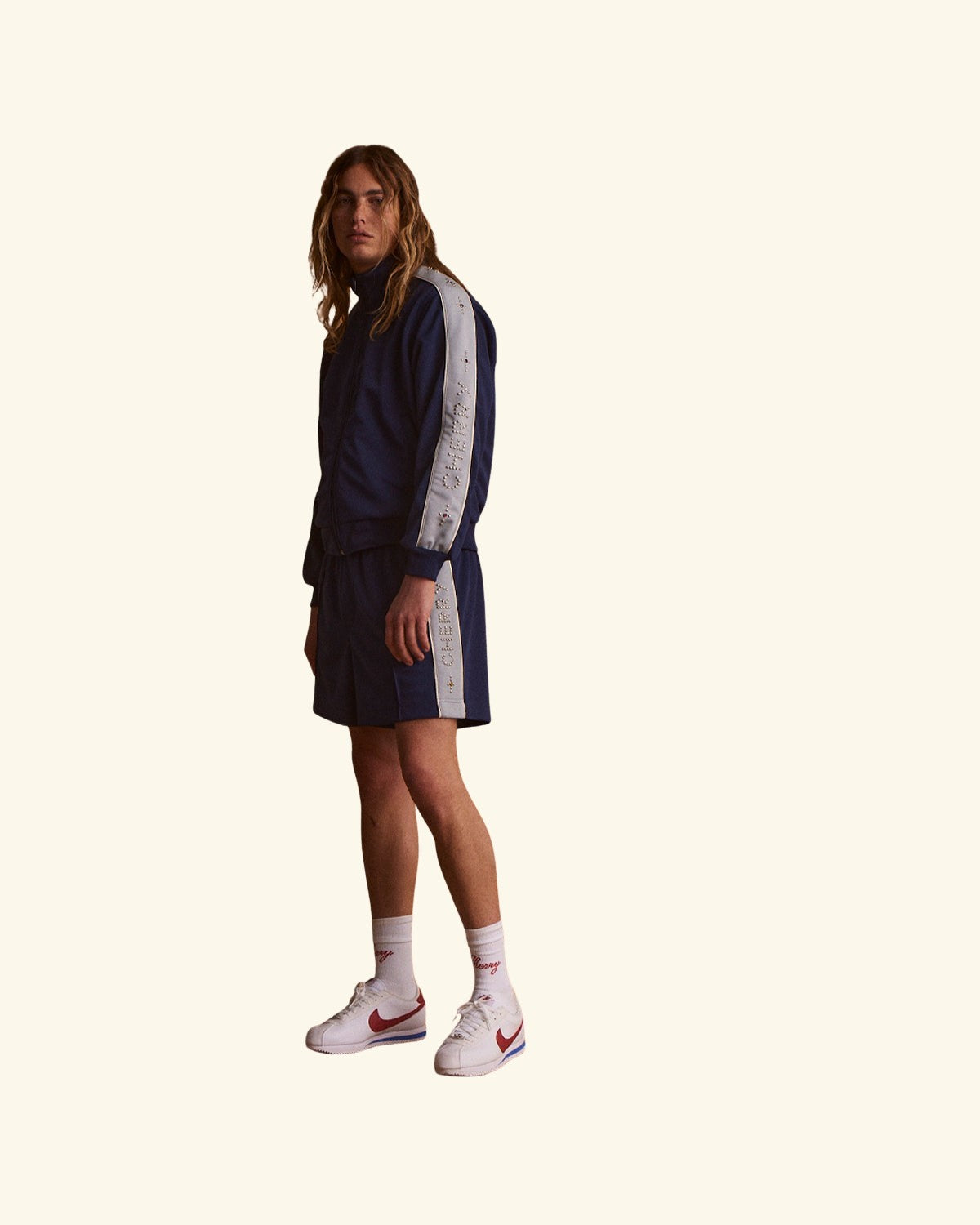 Studded Shorts (Navy) – CHERRY LA