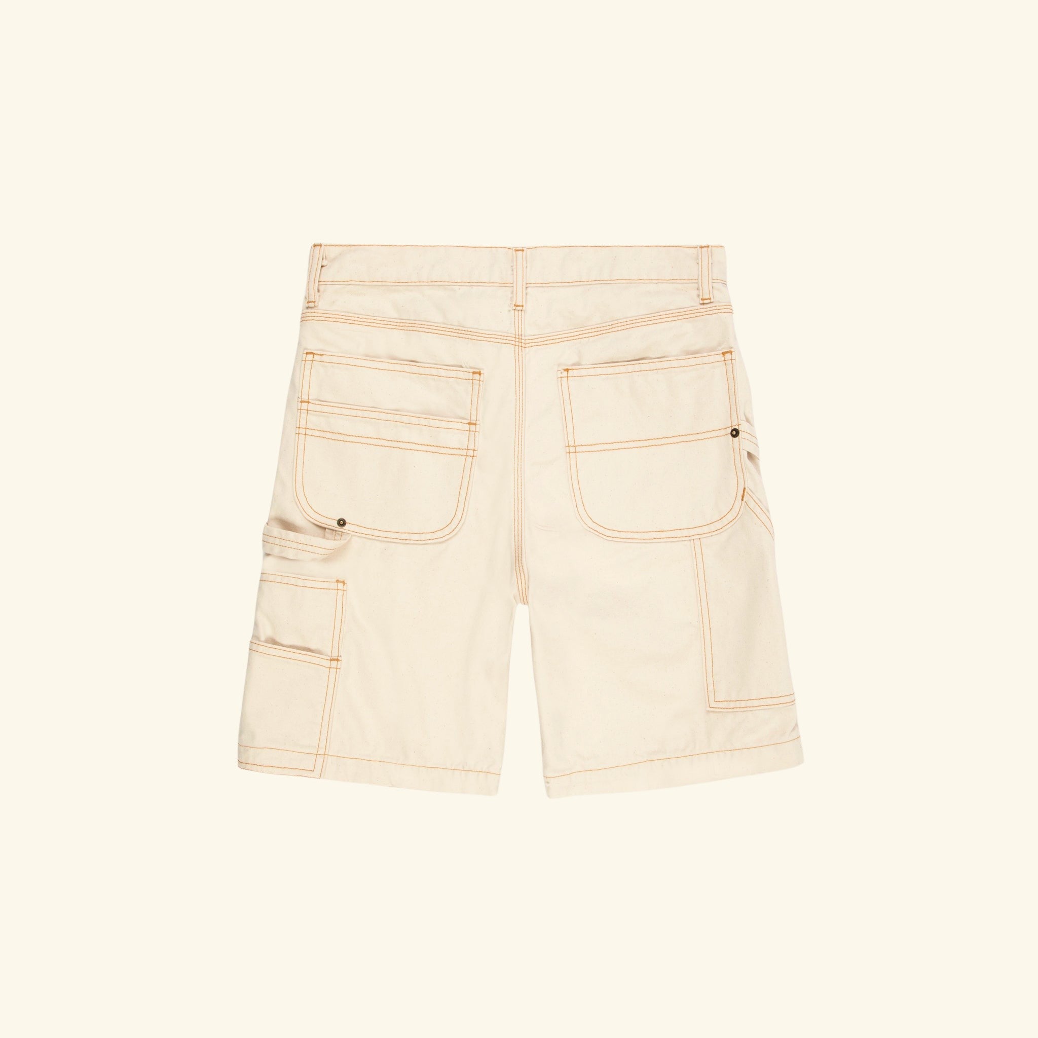 Wide Leg Carpenter Short (Ecru)