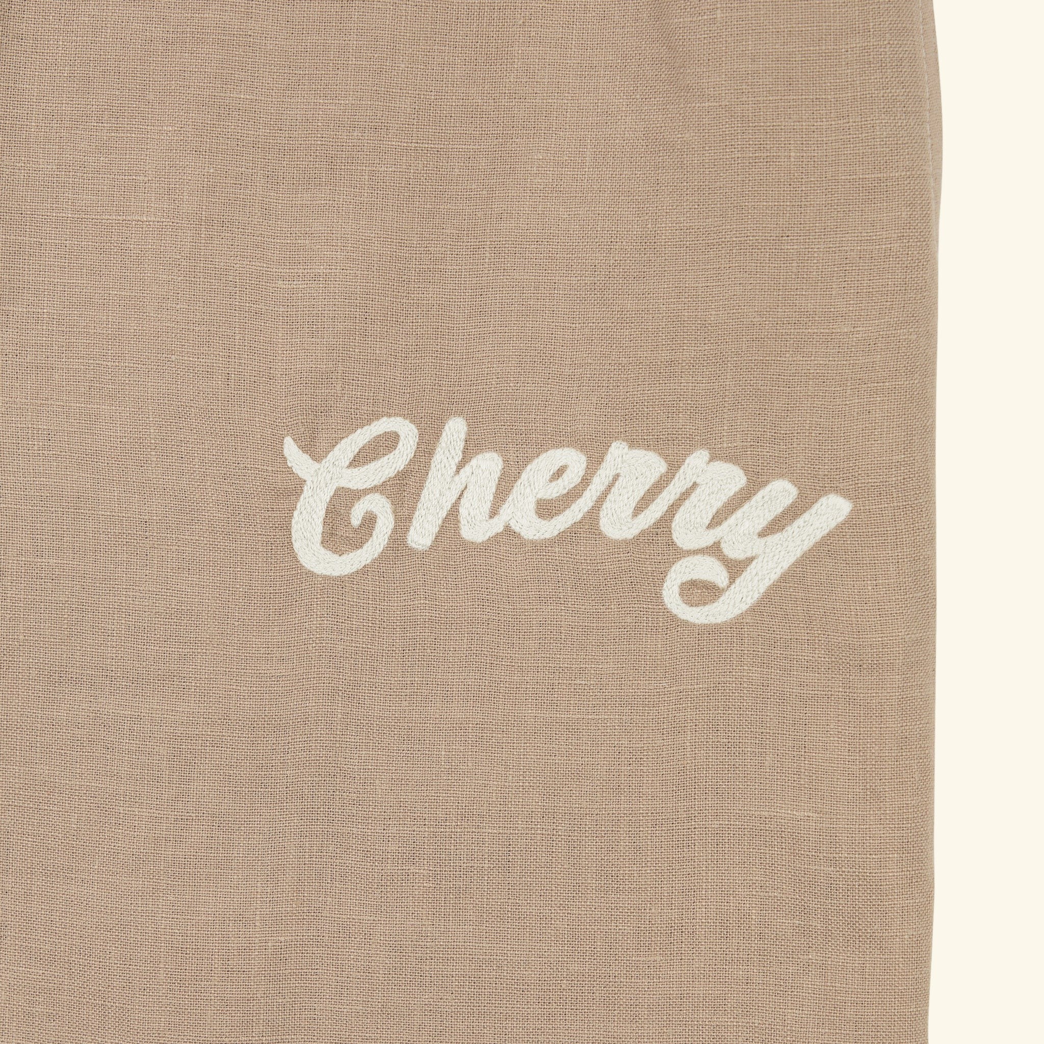 Linen Beach Pants (Beige)