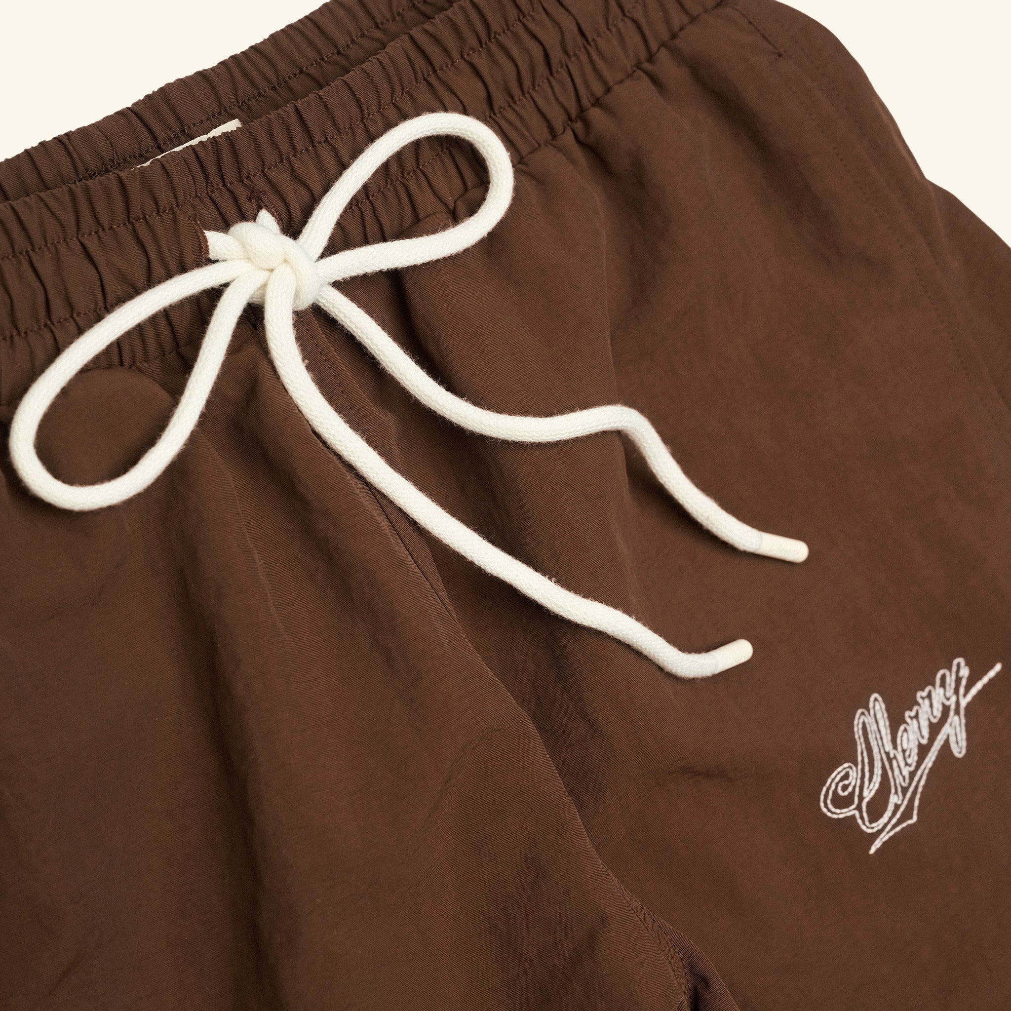 Nylon Running Short (Brown)