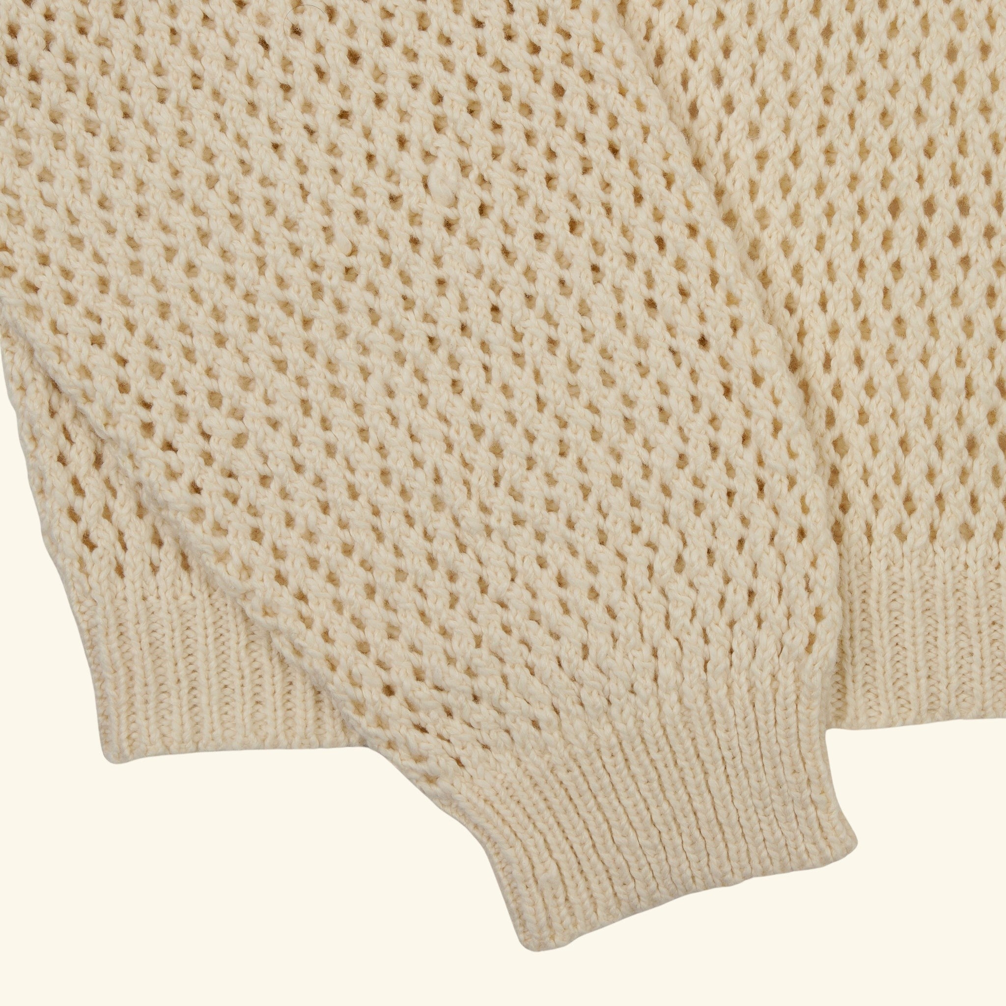 Knit Western Crew (Cream)