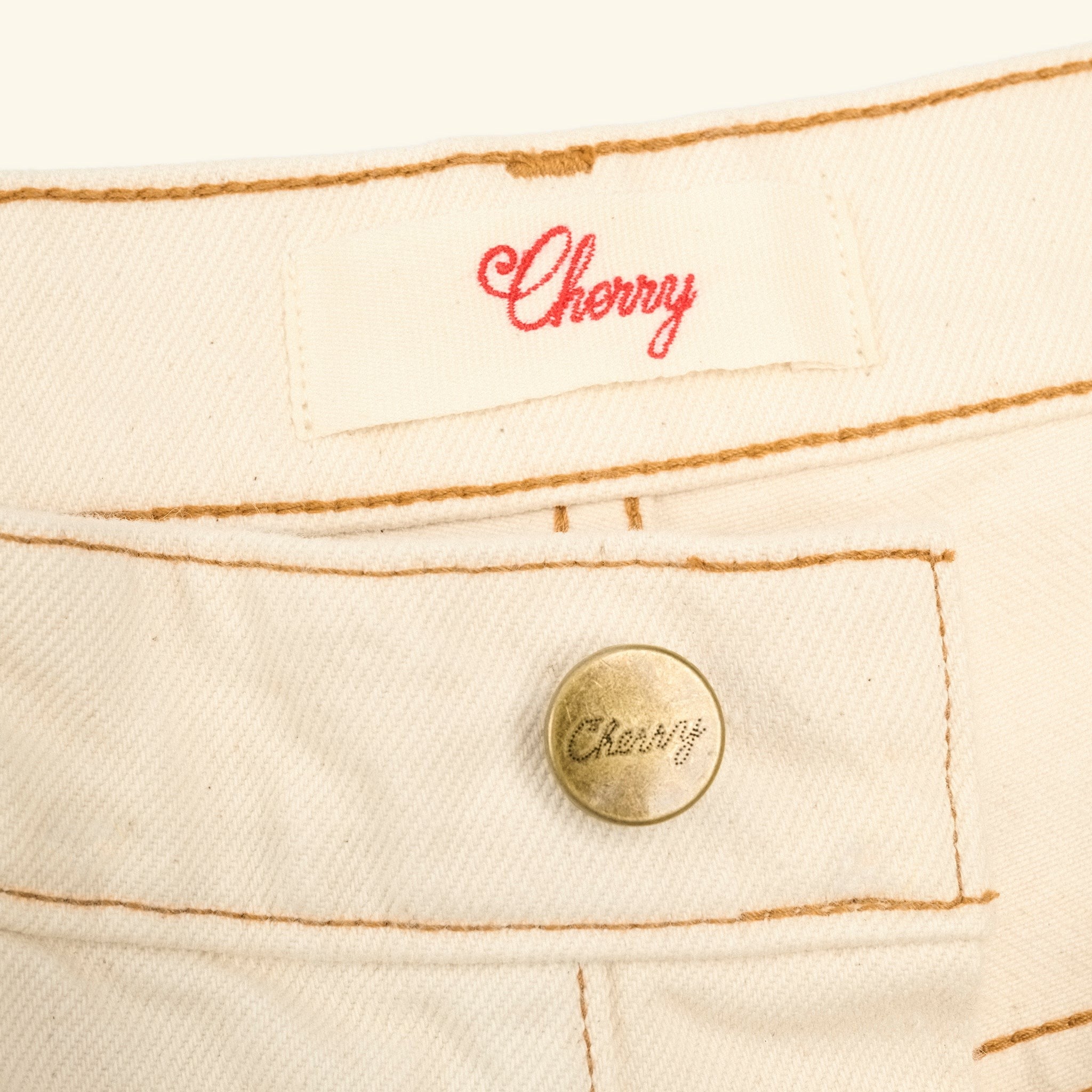 5 Pocket Twill Jorts (Ecru)