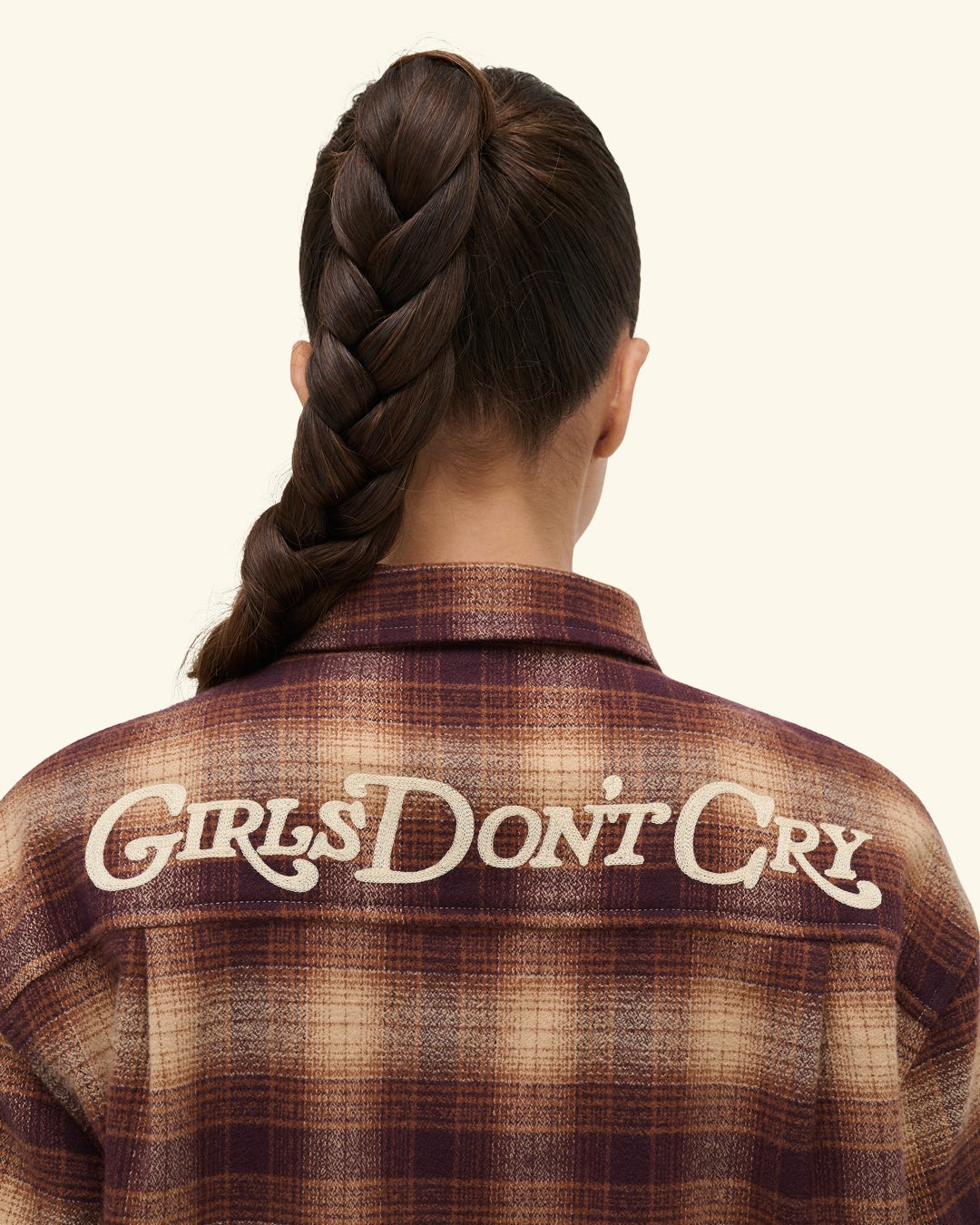 Cherry x GDC Western Flannel Shirt (Brown)