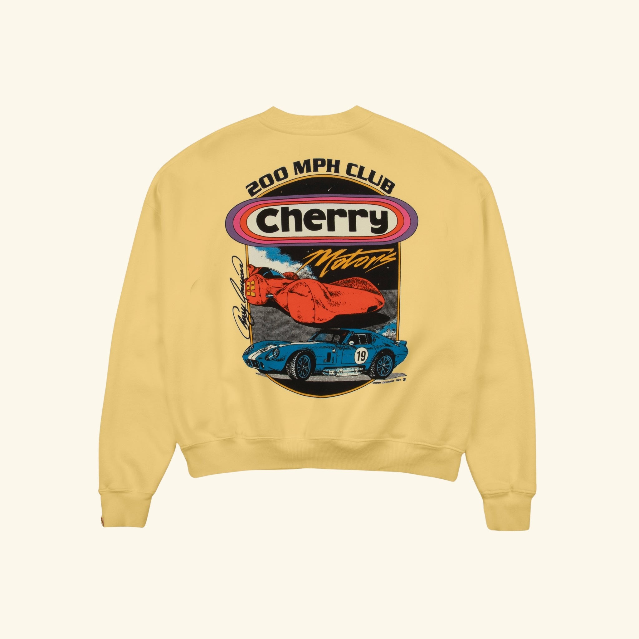 Cherry American Crewneck (Butter)