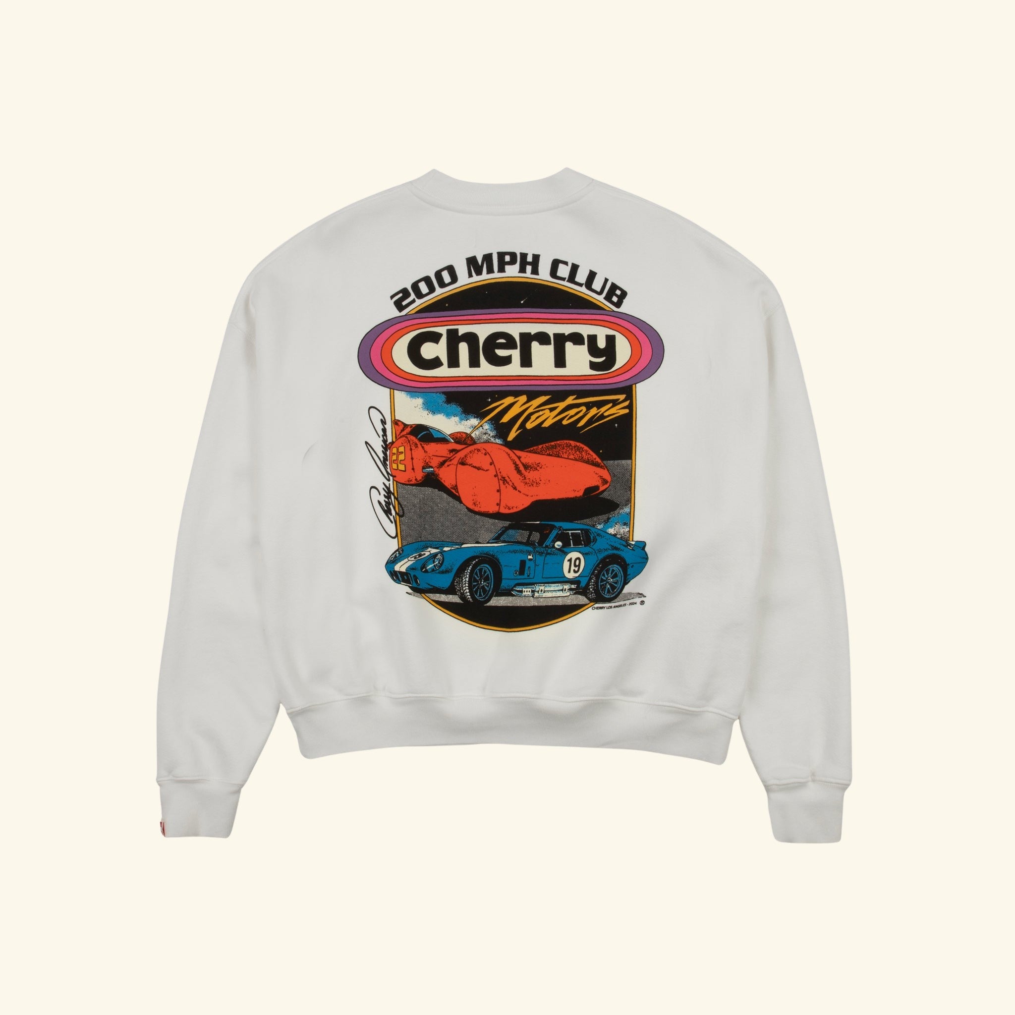 Cherry American Crewneck (Vintage White)
