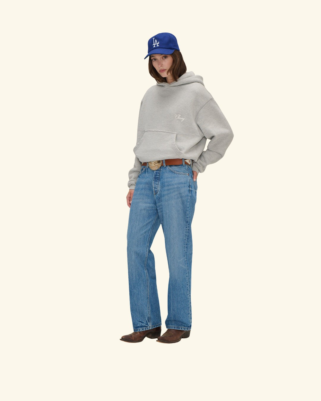 American Classic Hoodie (Heather Grey)