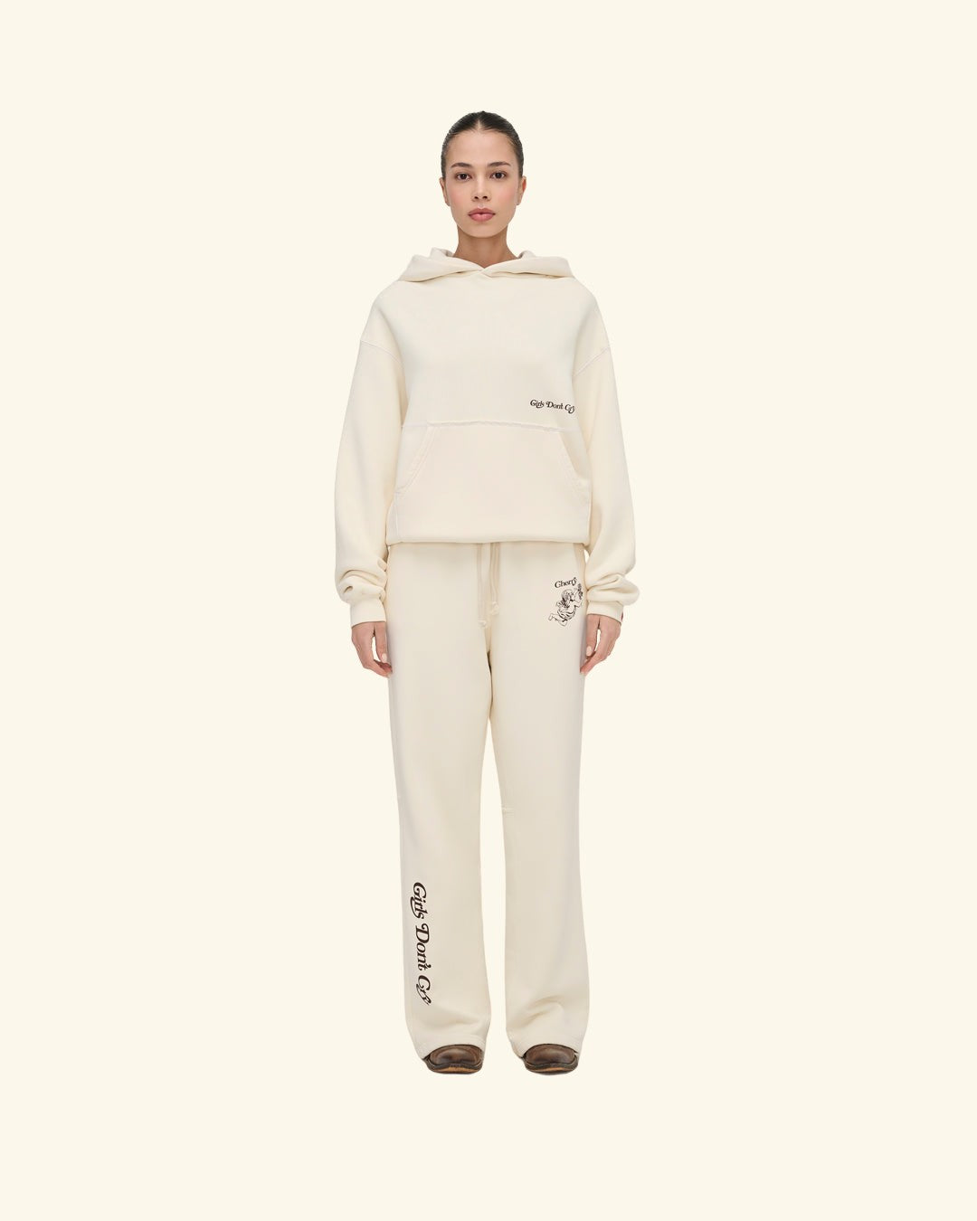 Cherry x GDC Angel Men's Sweatpants (Cream)