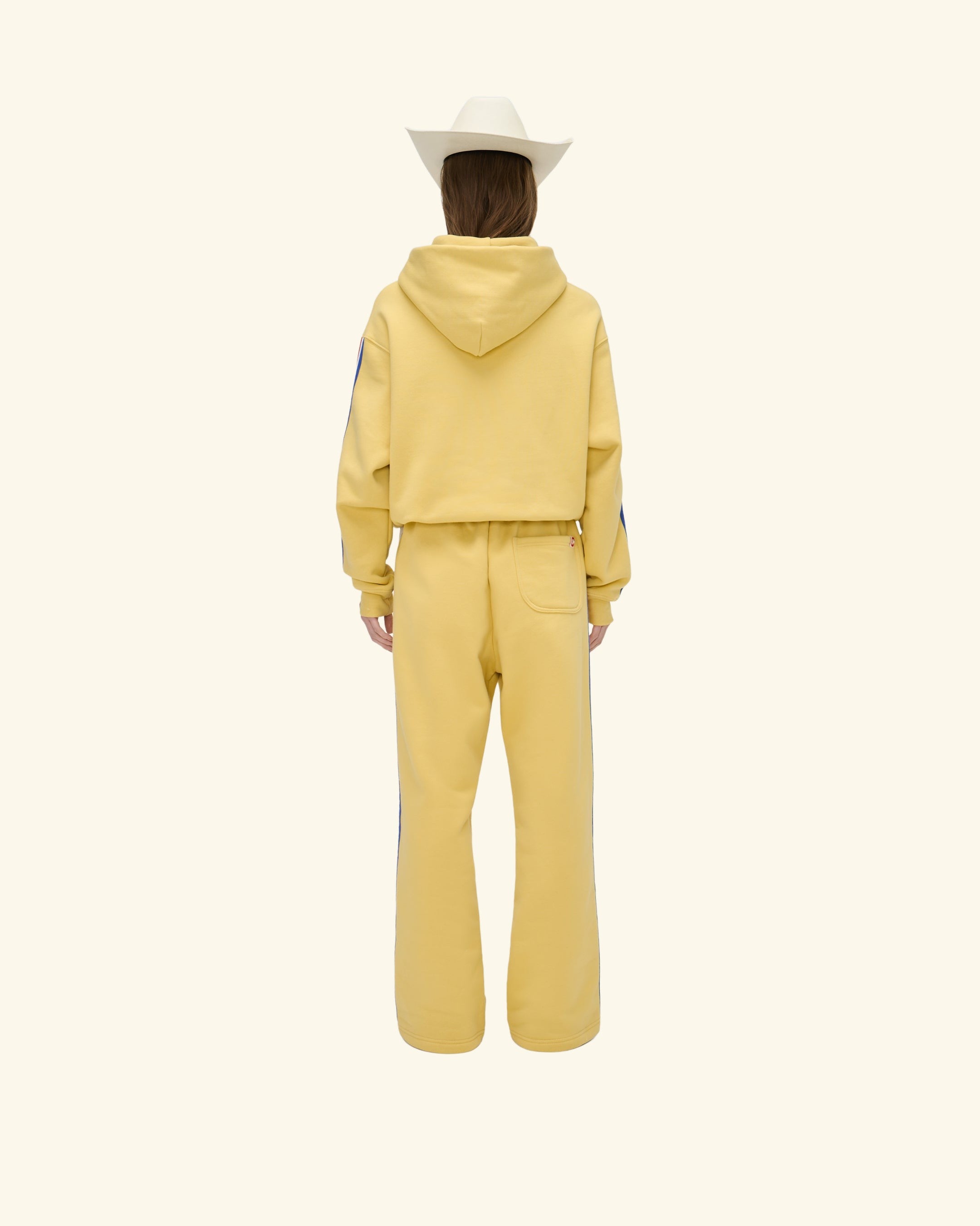 Striped Applique Hoodie (Butter)