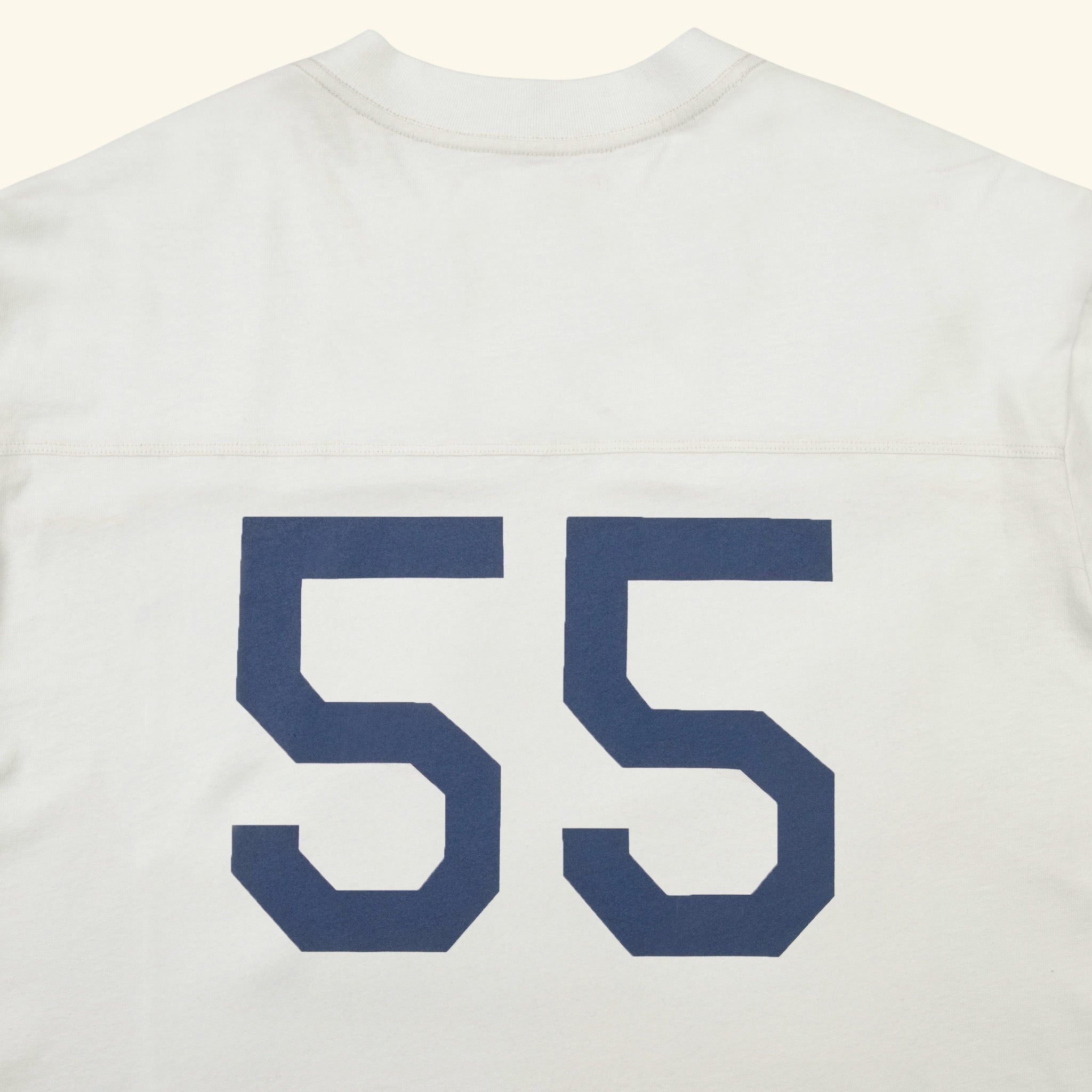 Cotton Football Boxy Jersey (Vintage White)