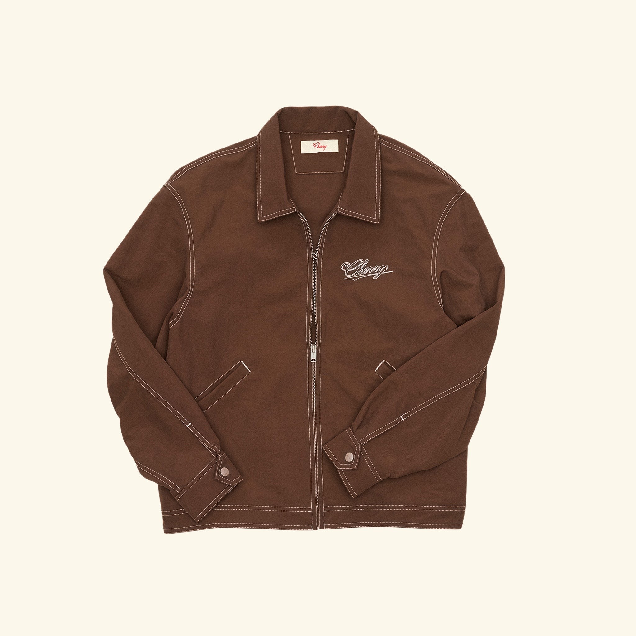 Nylon Running Jacket (Brown)