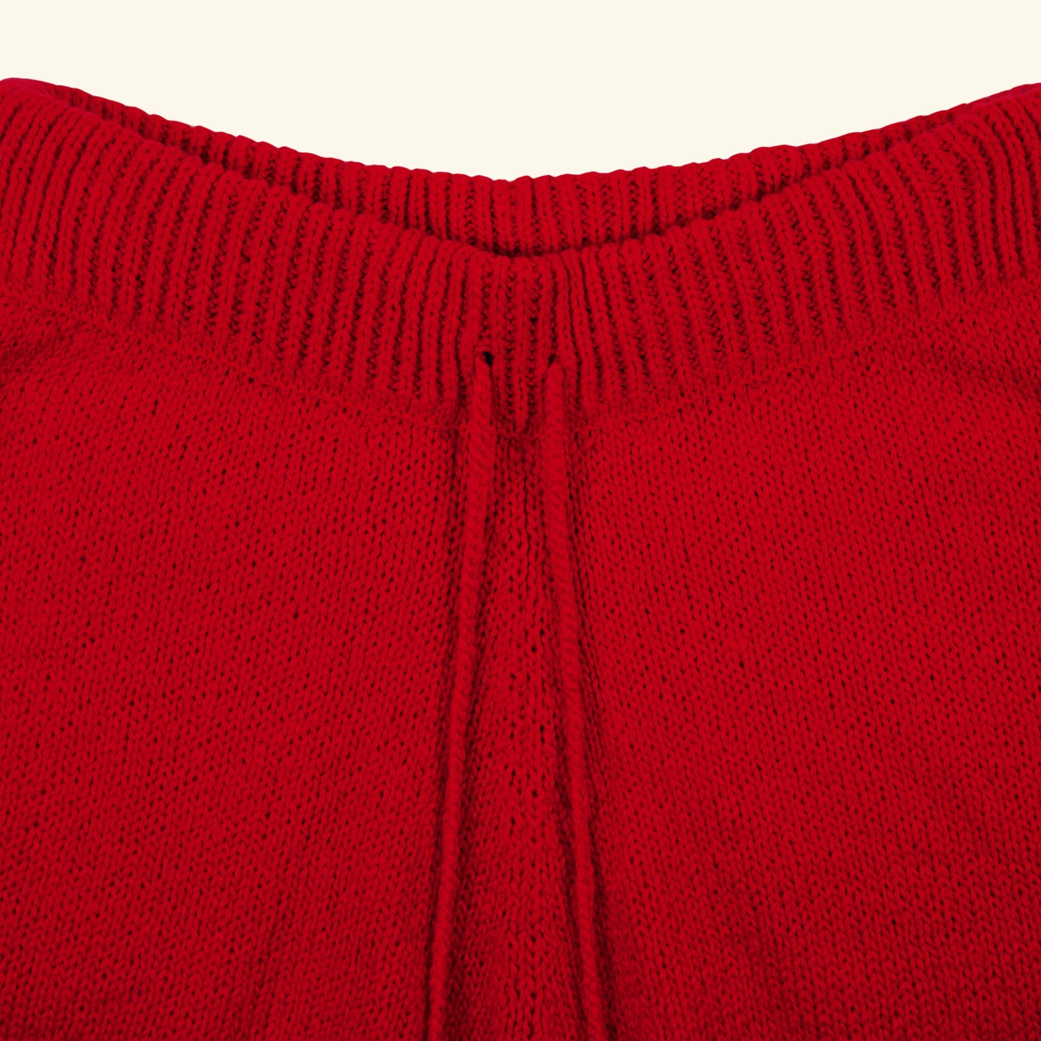 Knit Western Shorts (Red)