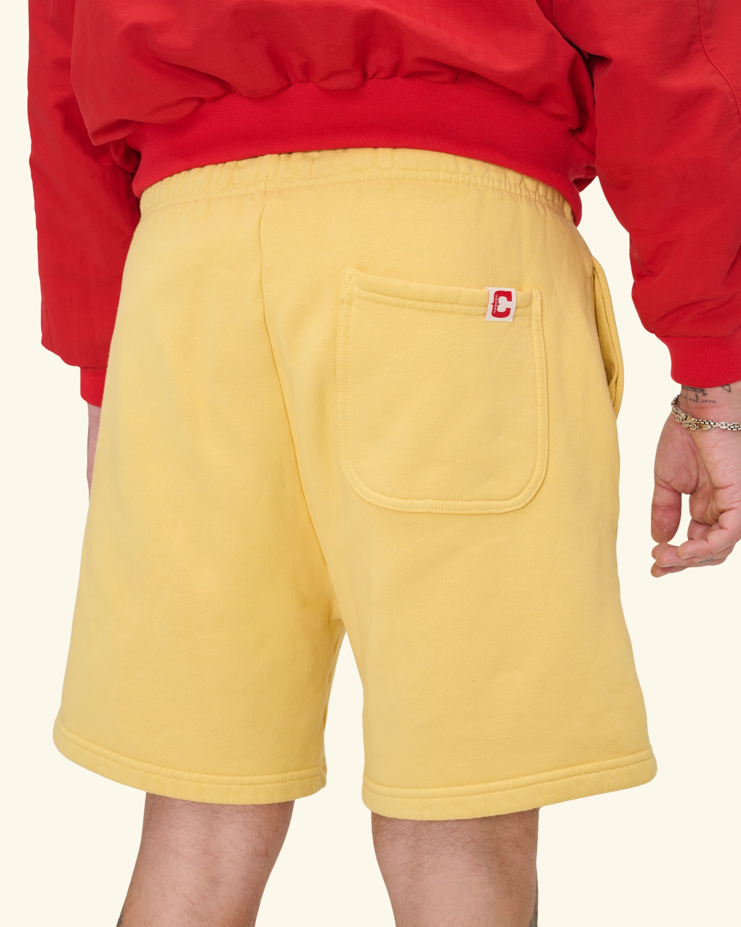 Patchwork Sweatshorts (Butter)