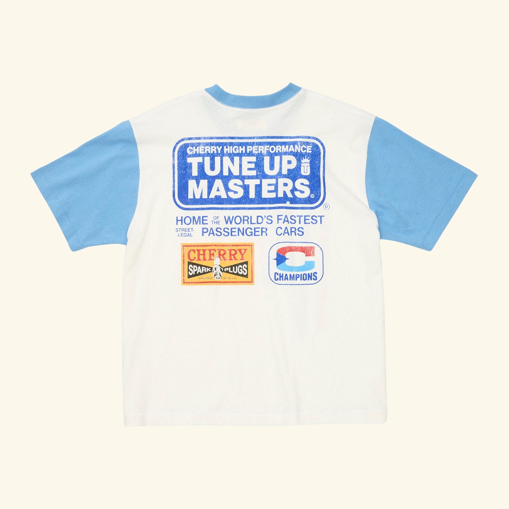 Cherry Nationals Boxy Tee (White/Blue)