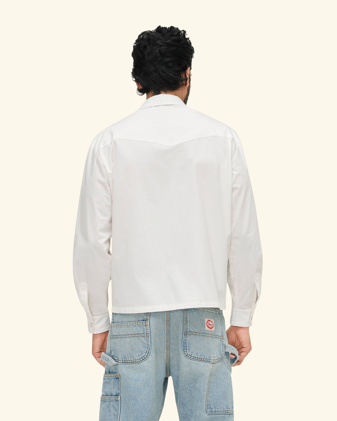 Poplin Western Shirt (White)