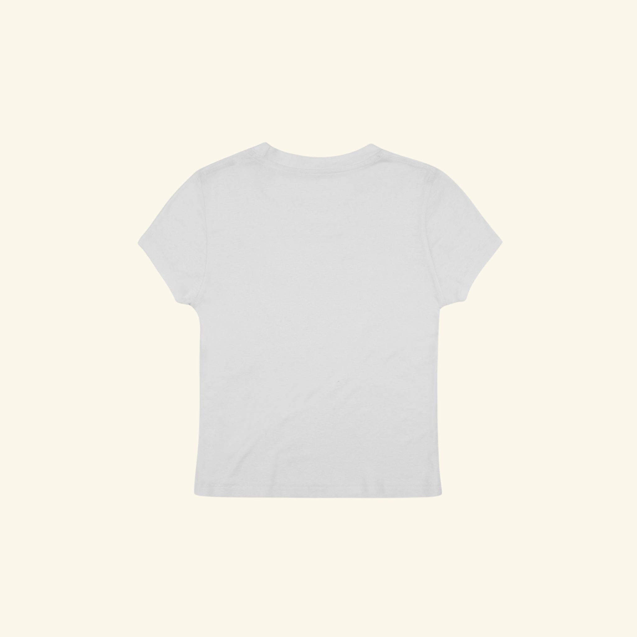 Cherry American Baby Tee (Vintage White)