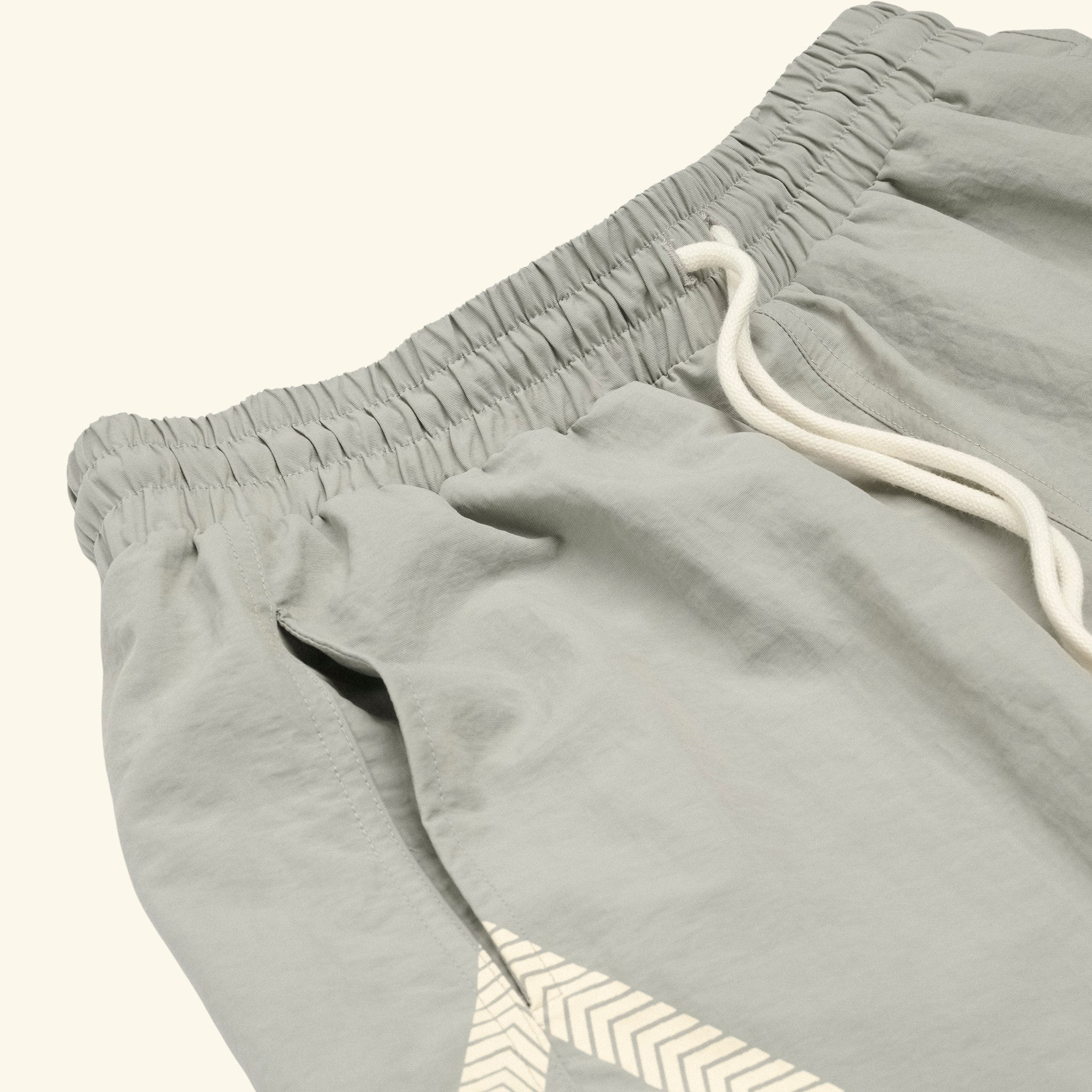 Nylon Running Short (Smoke)