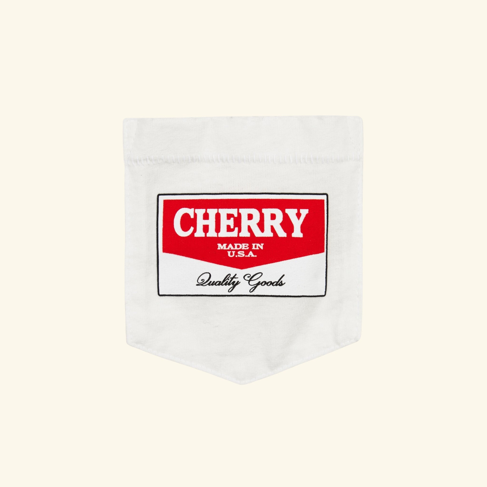 Chevron Logo Pocket Running Shirt (Vintage White)