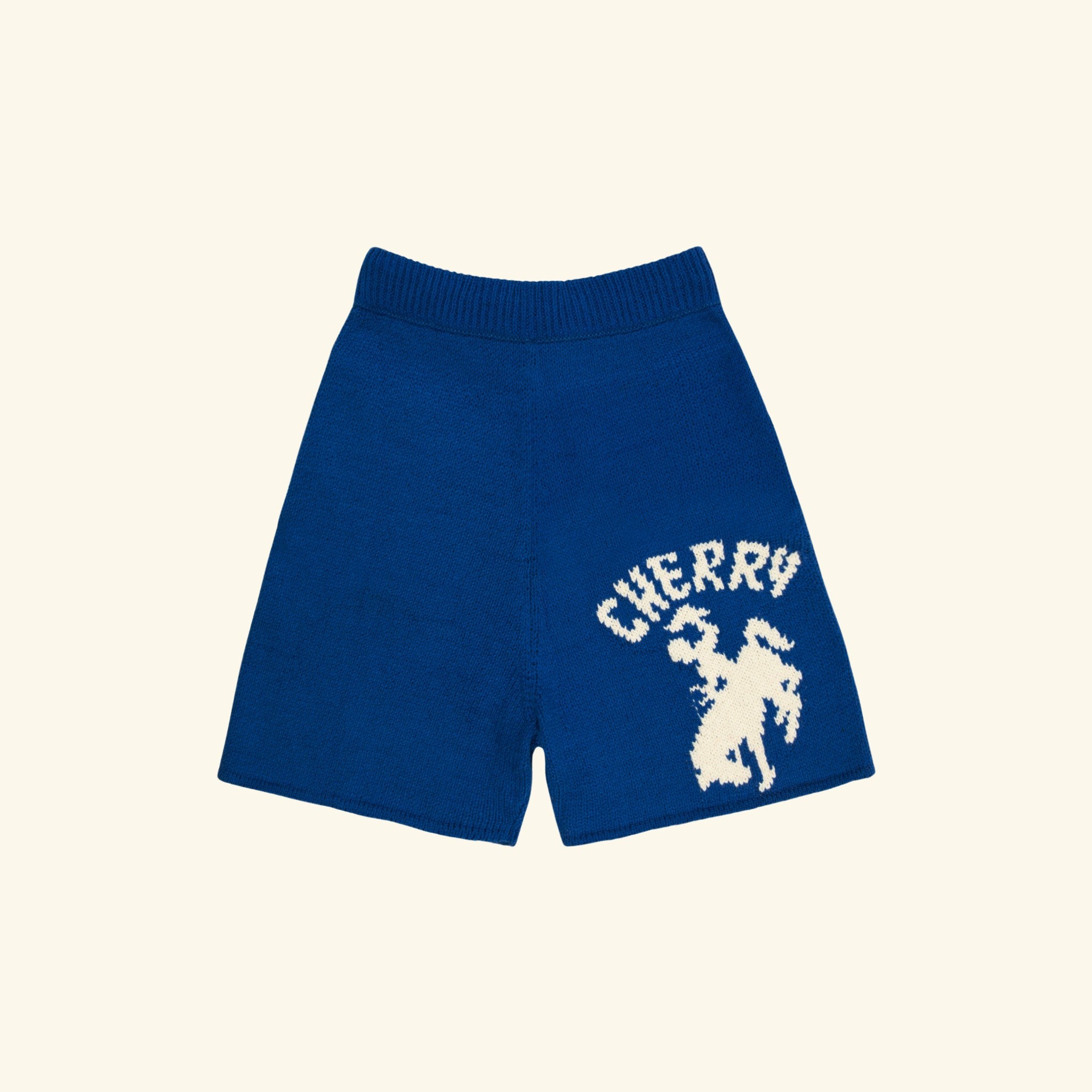 Knit Western Shorts (Royal Blue)