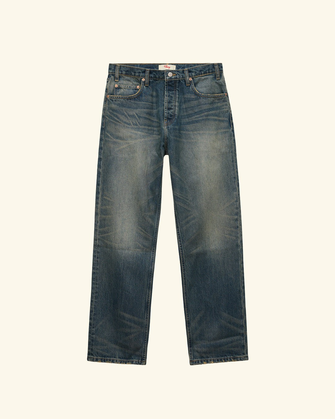 Relaxed 5 Pocket Jeans (Dark Dirty Blue)