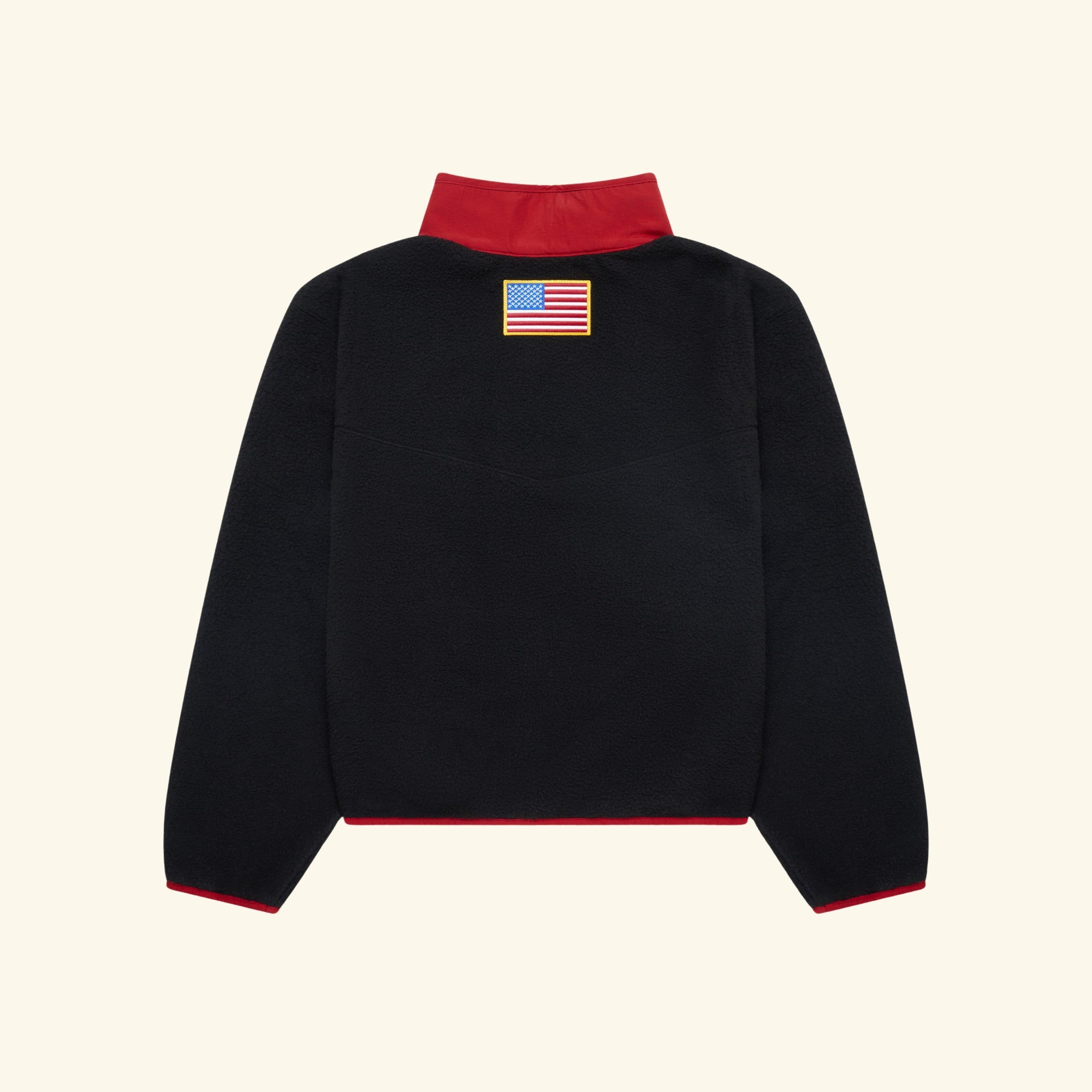 Racing Half Zip Fleece (Black/Red)