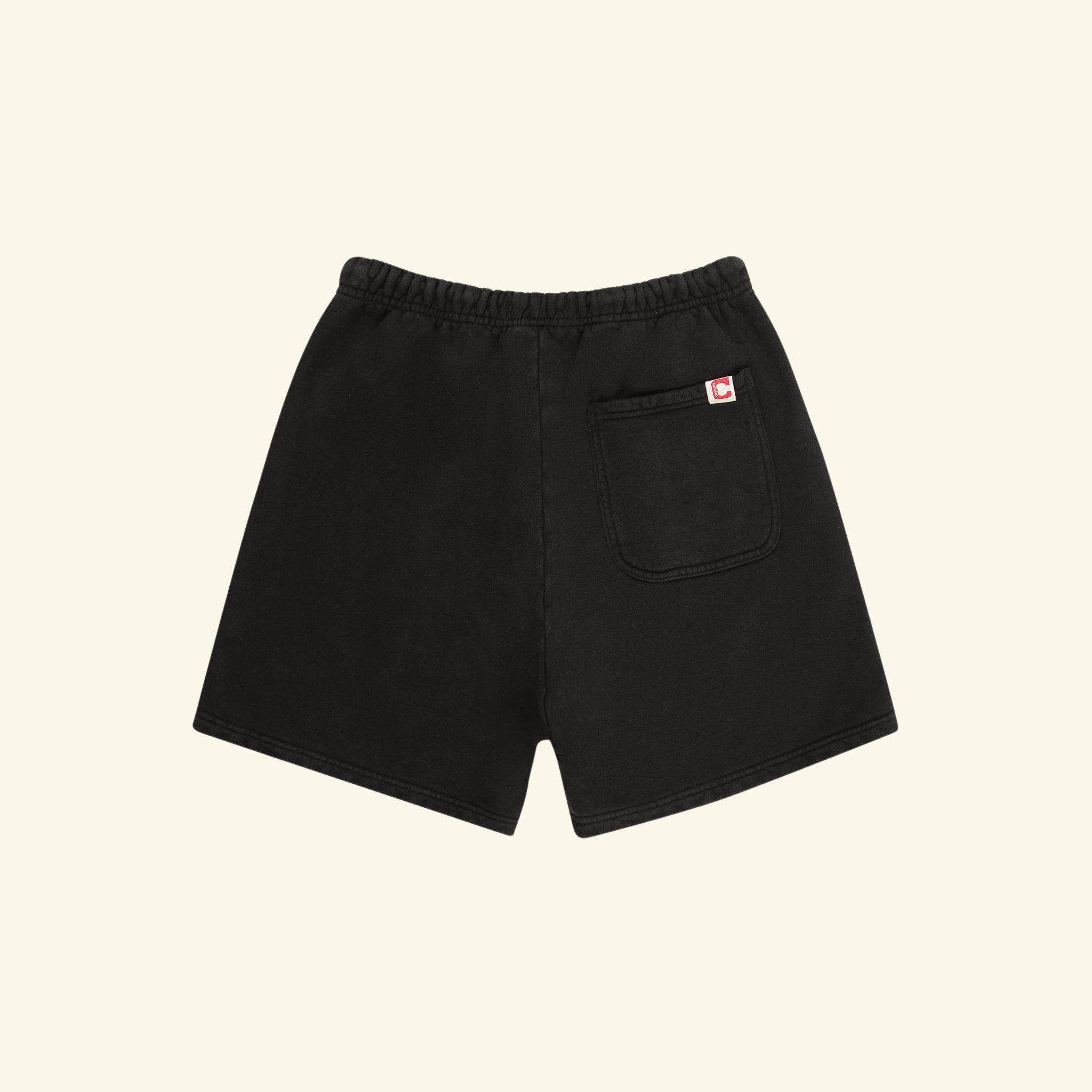 Patchwork Sweatshorts (Vintage Black) – CHERRY LA