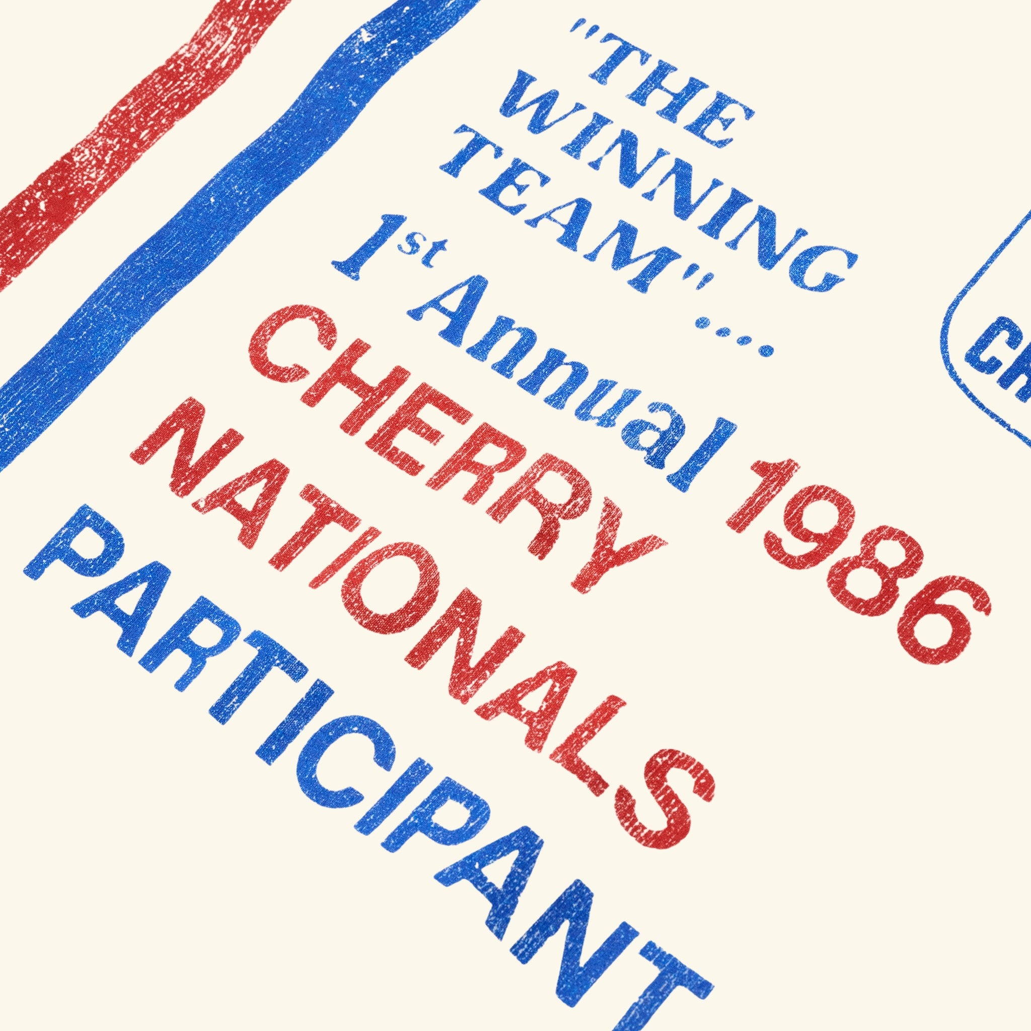 Cherry Nationals Boxy Tee (White/Heather Grey)