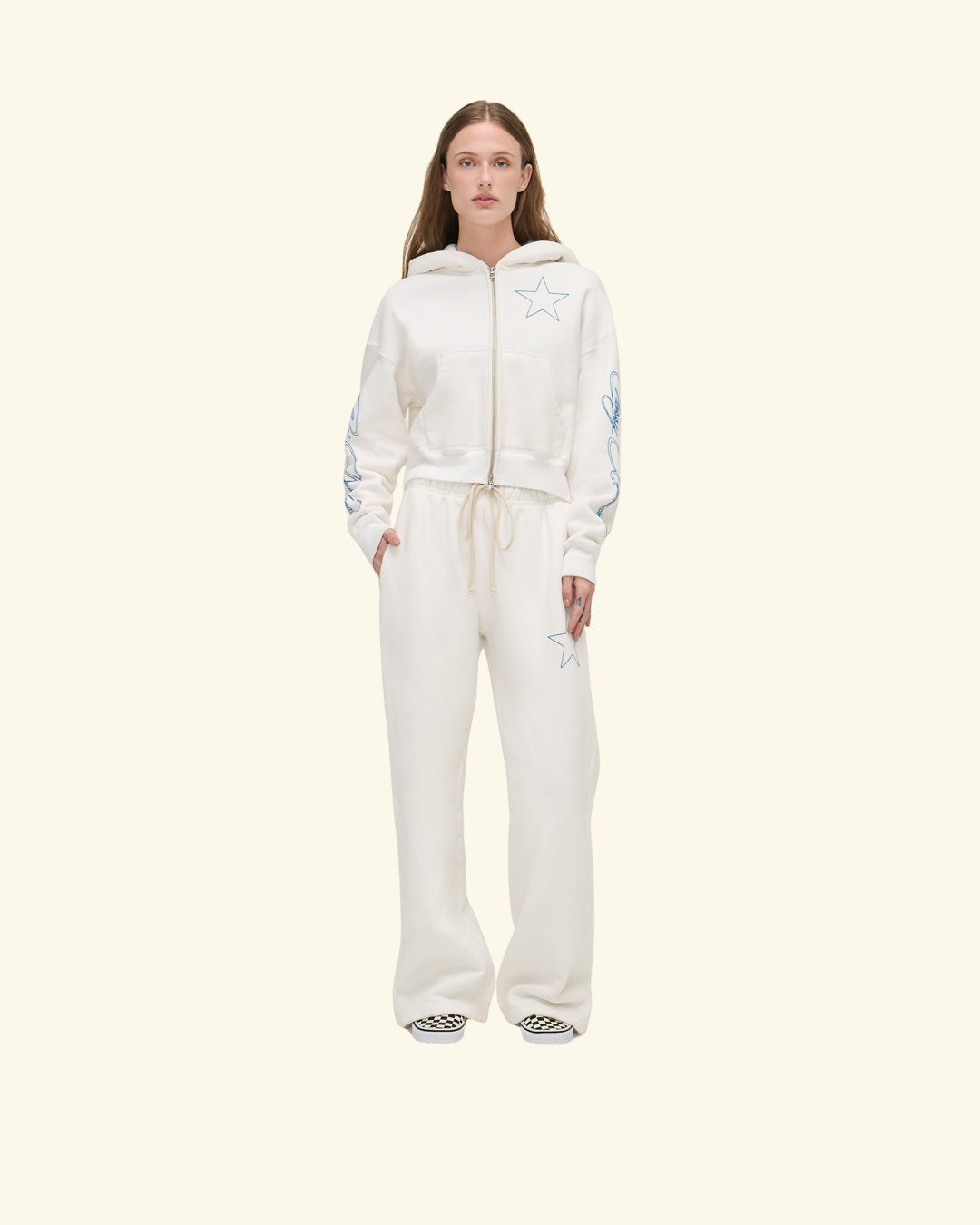 American Star Women's Sweatpants (Vintage White)